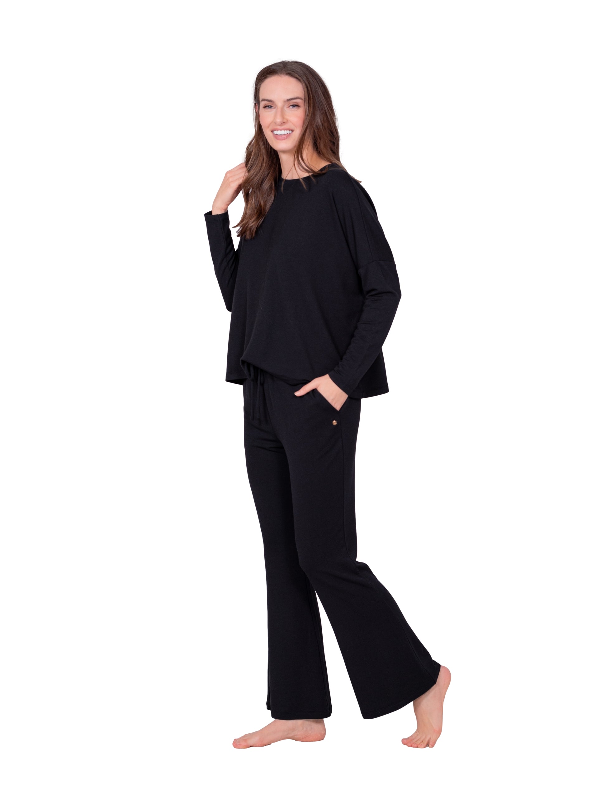 Eco Soft Pull-On Flared Pant