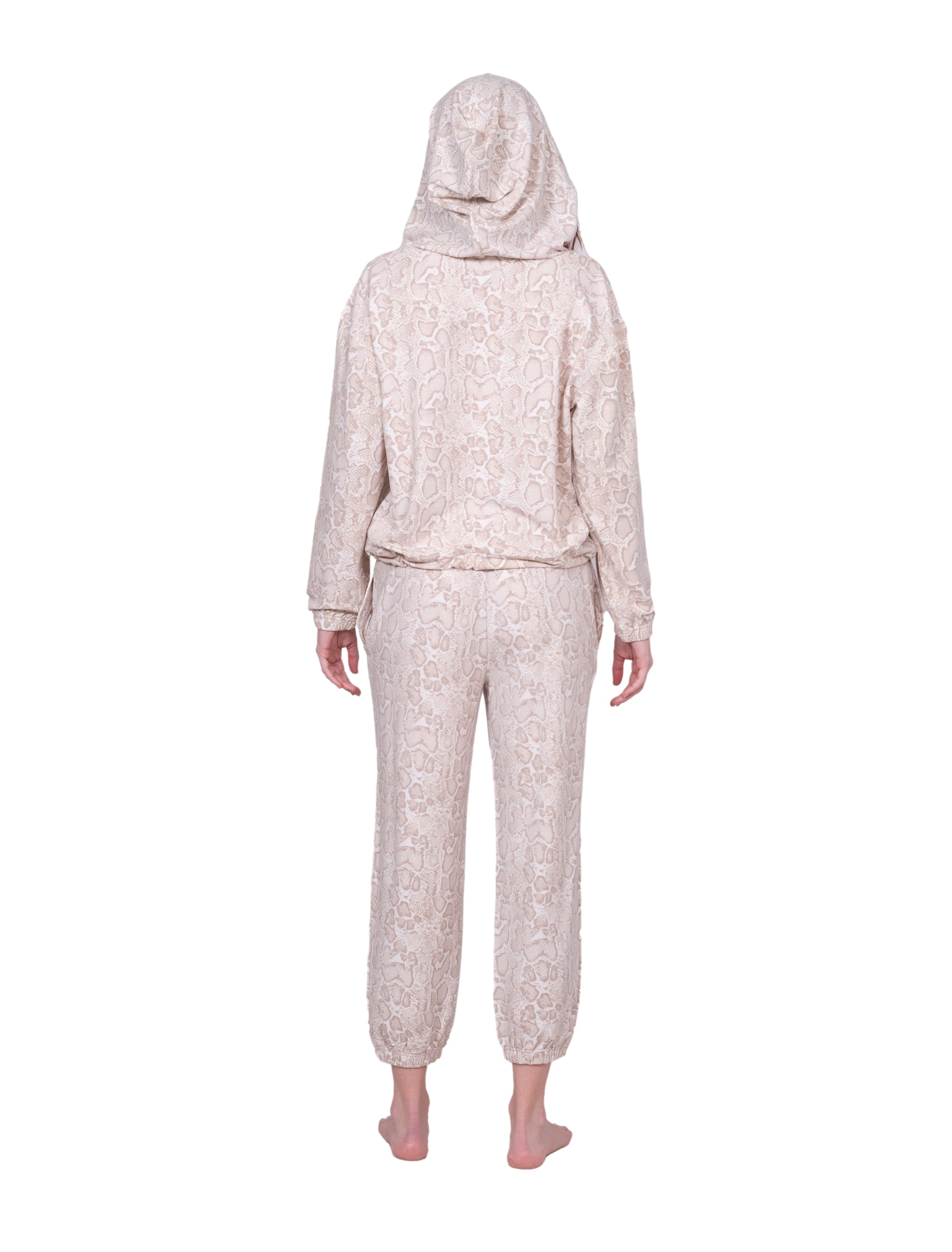 Relaxed Fit V-Neck Hoodie