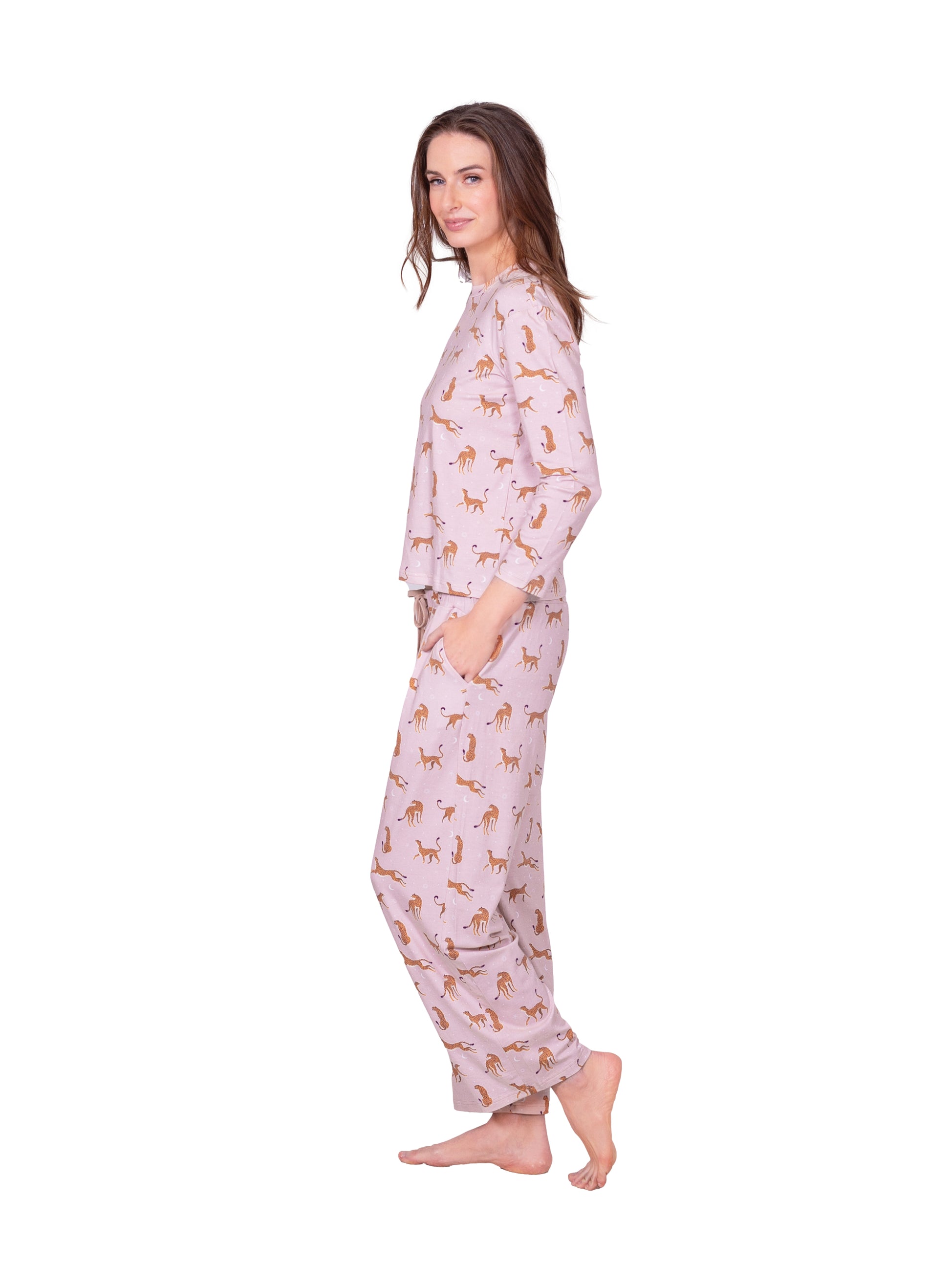 Cozy Long Sleeve Tee & PJ Gift Set