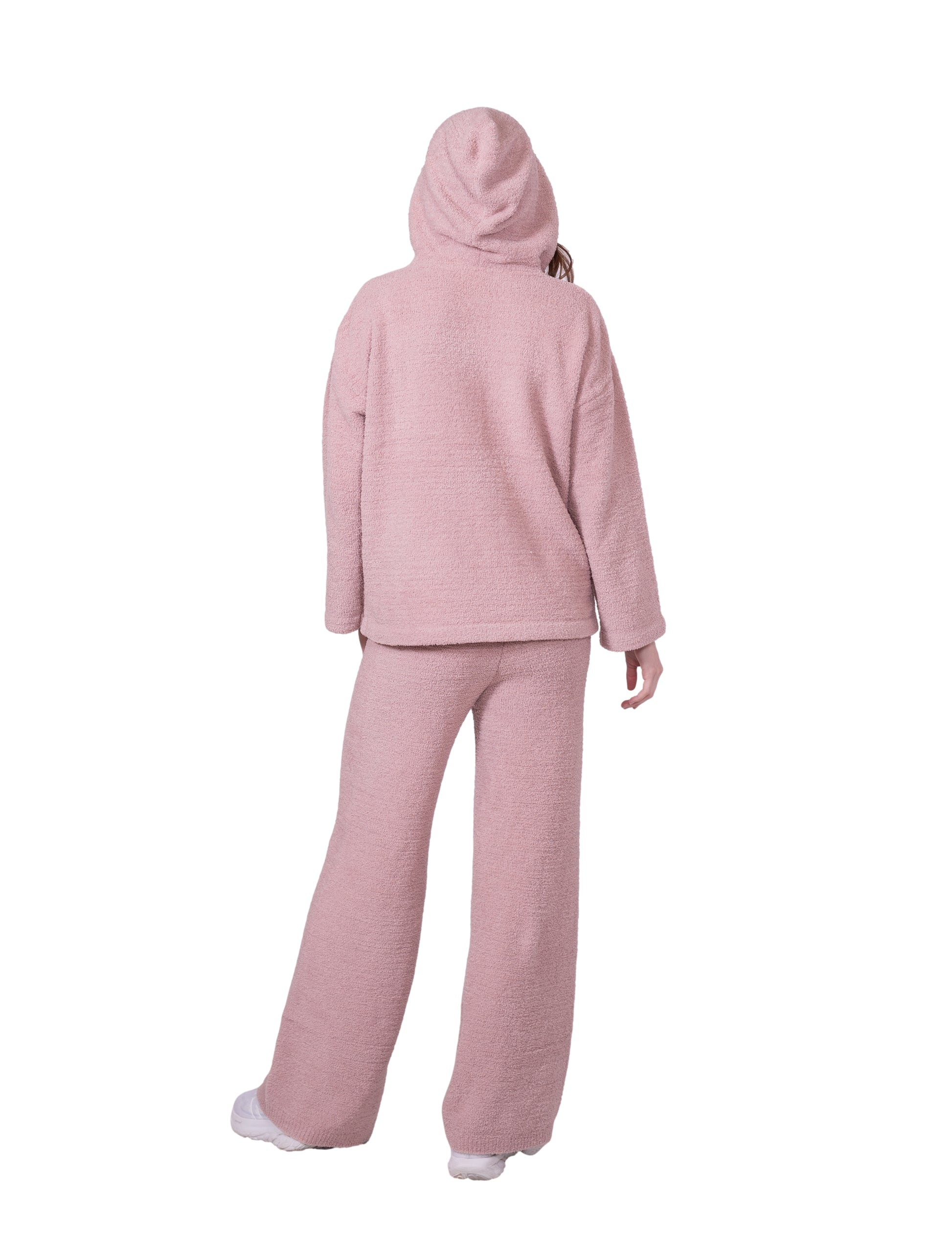 Chenille Hoodie & Flare Pant Set
