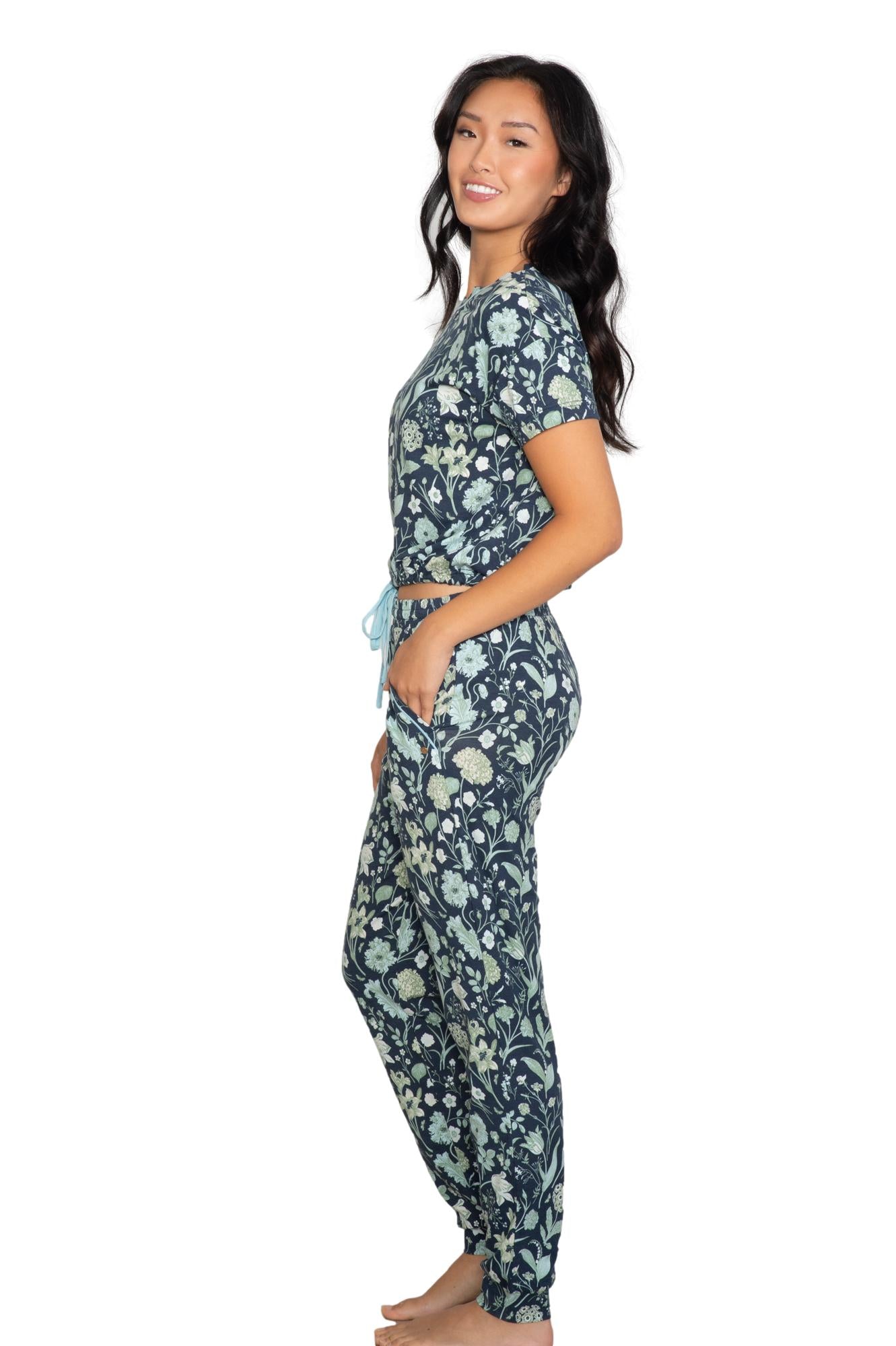 Drop shoulder tee & jogger set