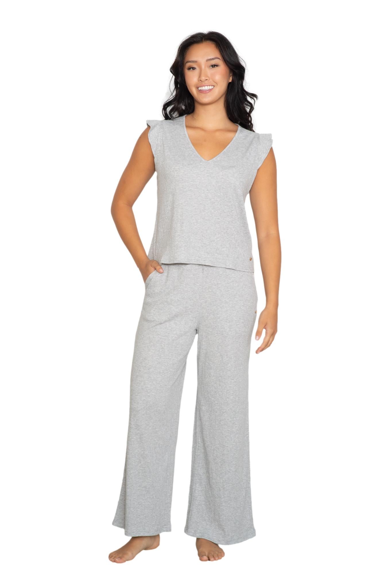 Ruffle top & pant set