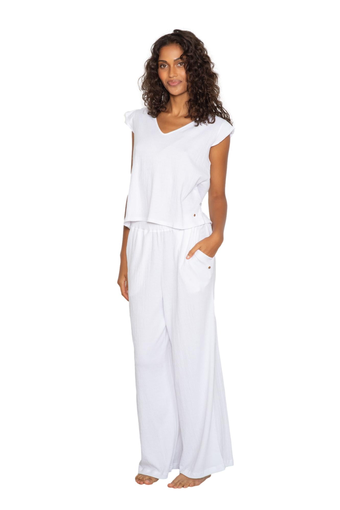 Ruffle top & pant set