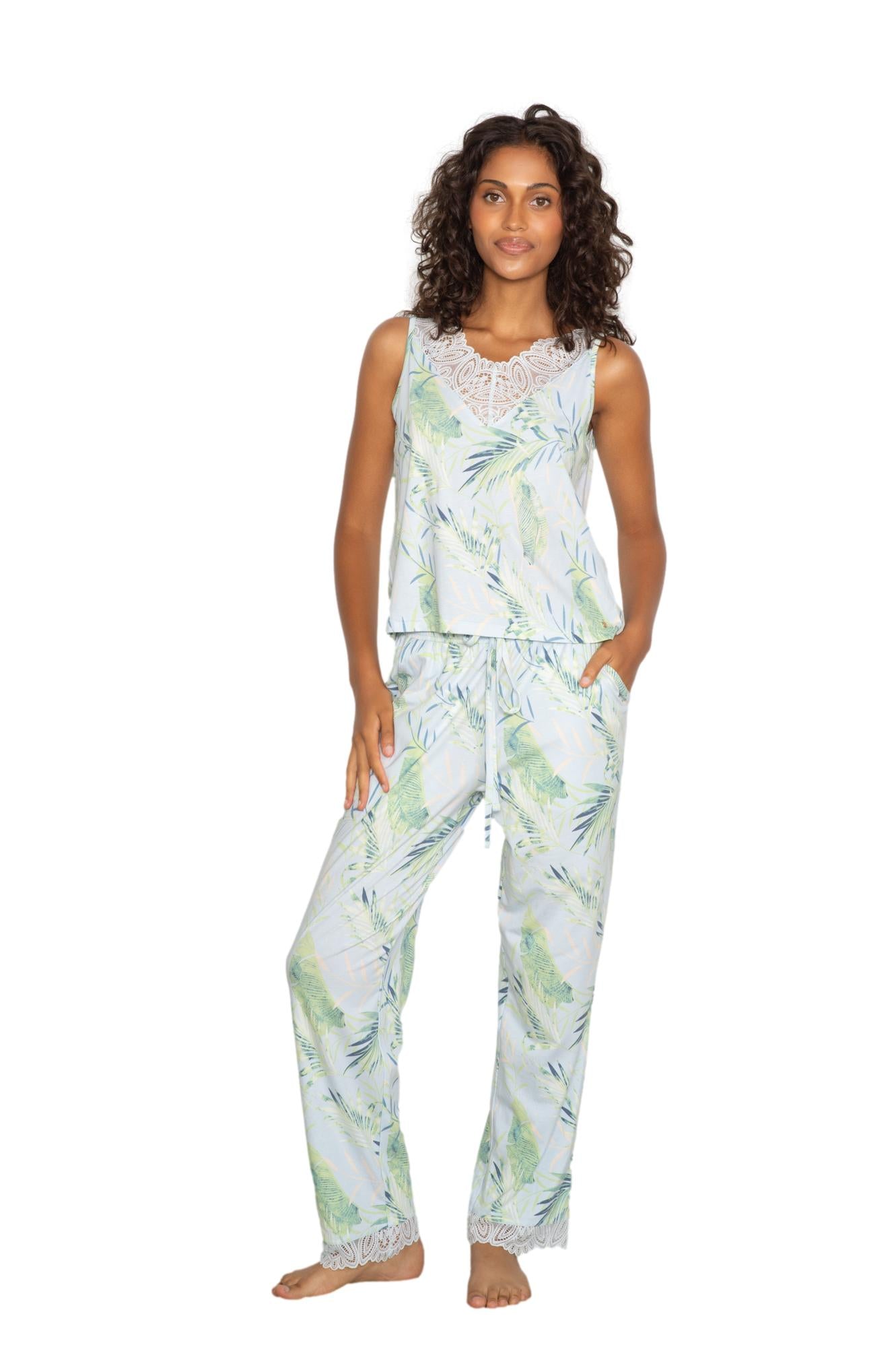 LACE TANK & PANT SET