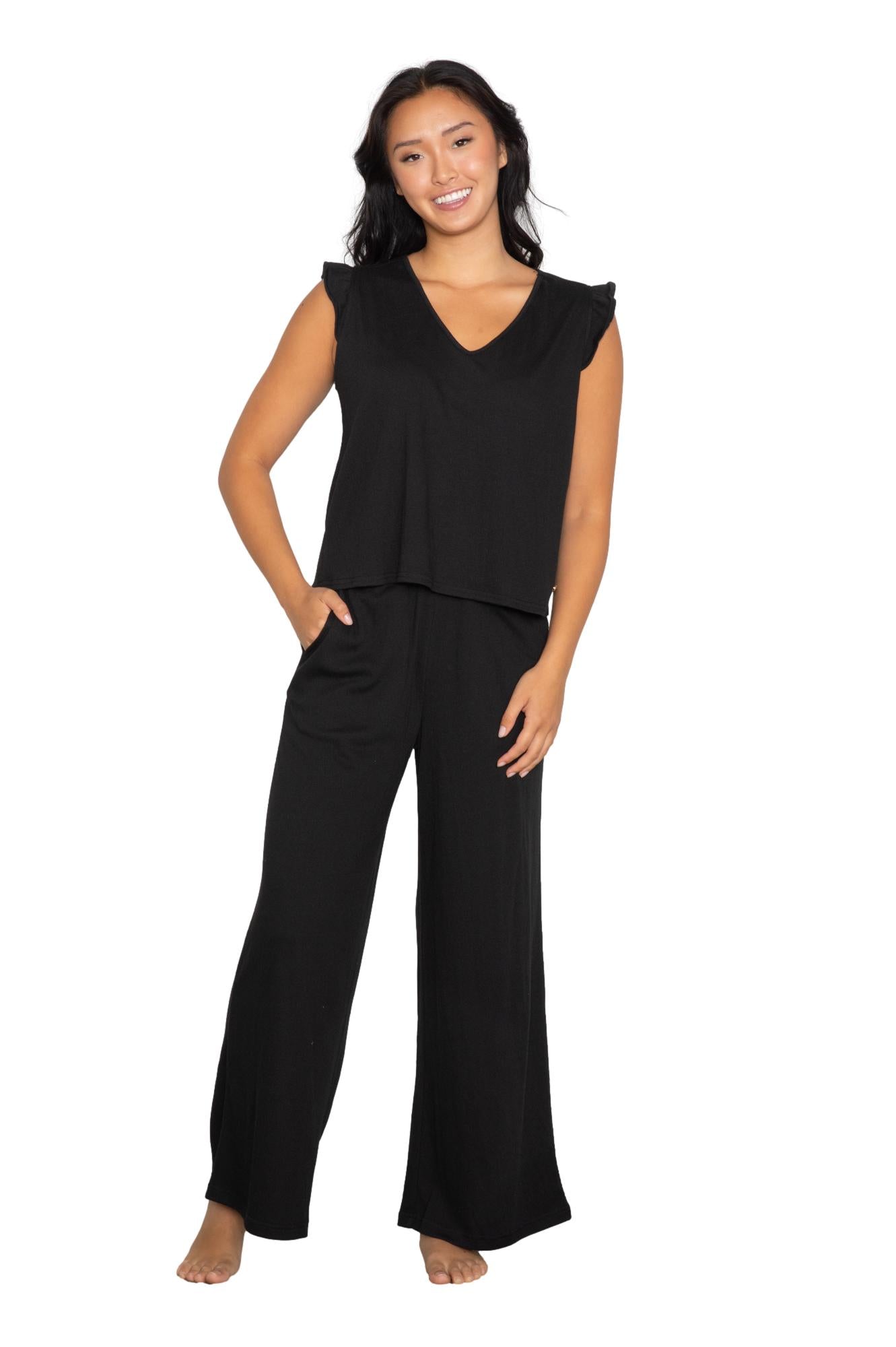 Ruffle top & pant set
