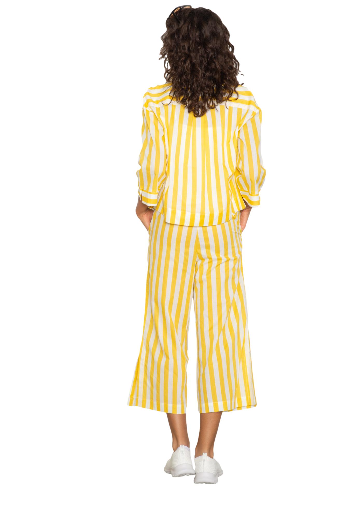 Drop shoulder 3/4 shirt & capri set