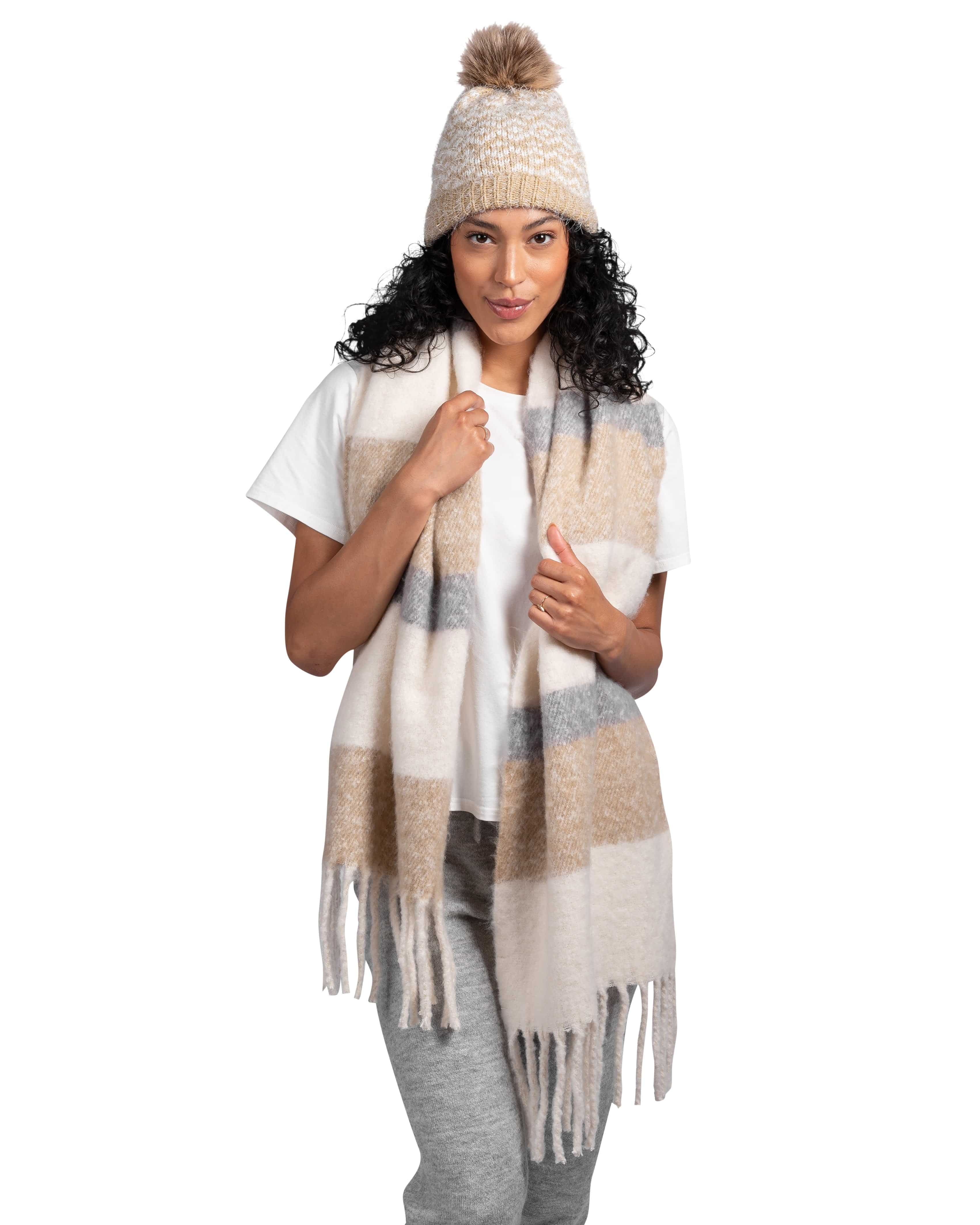 STRIPE SCARF - LATTELOVE Co.