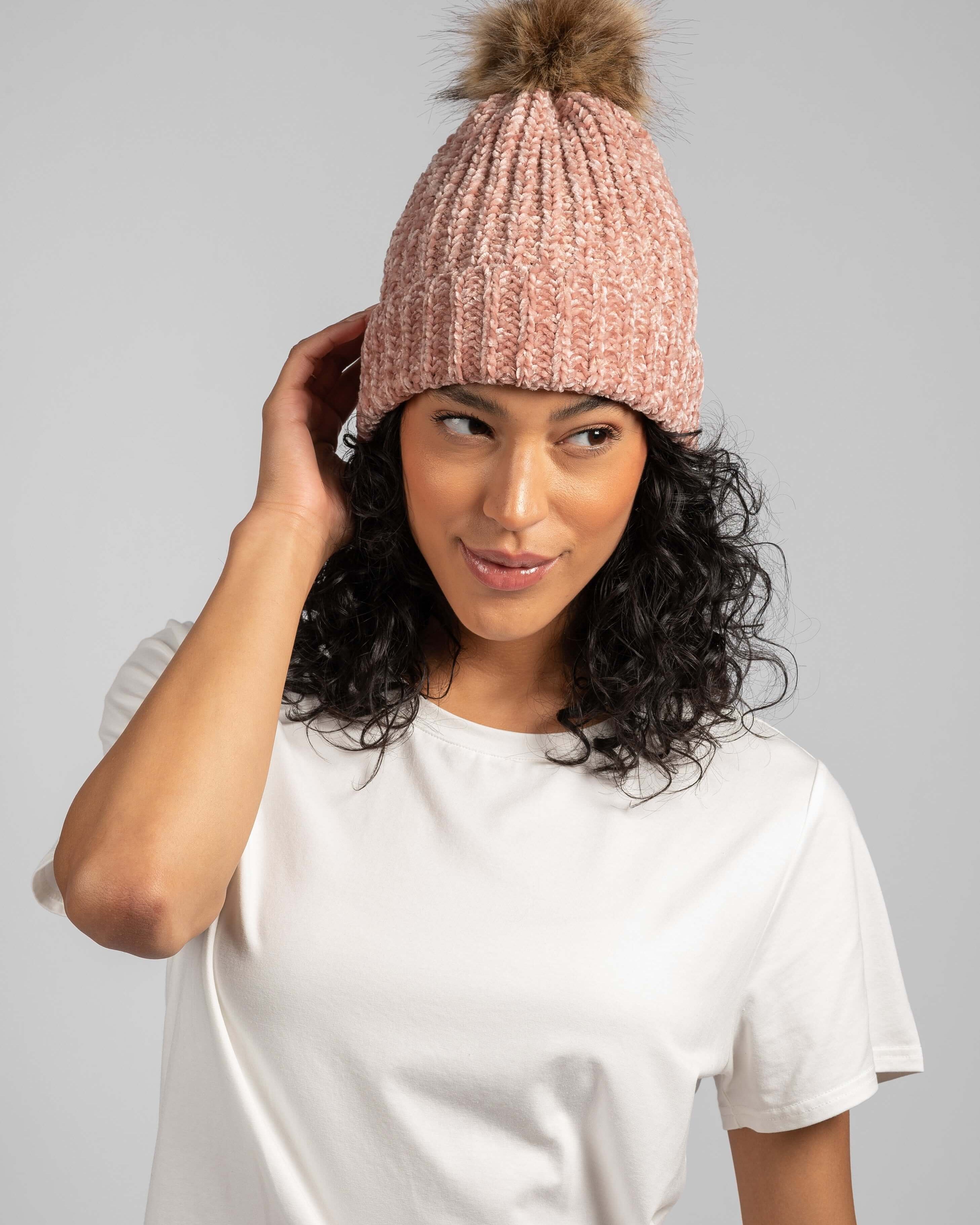 CHENILLE HAT - LATTELOVE Co.