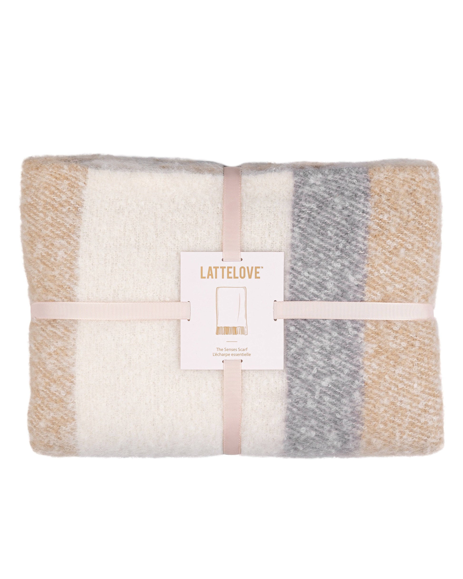 STRIPE SCARF - LATTELOVE Co.