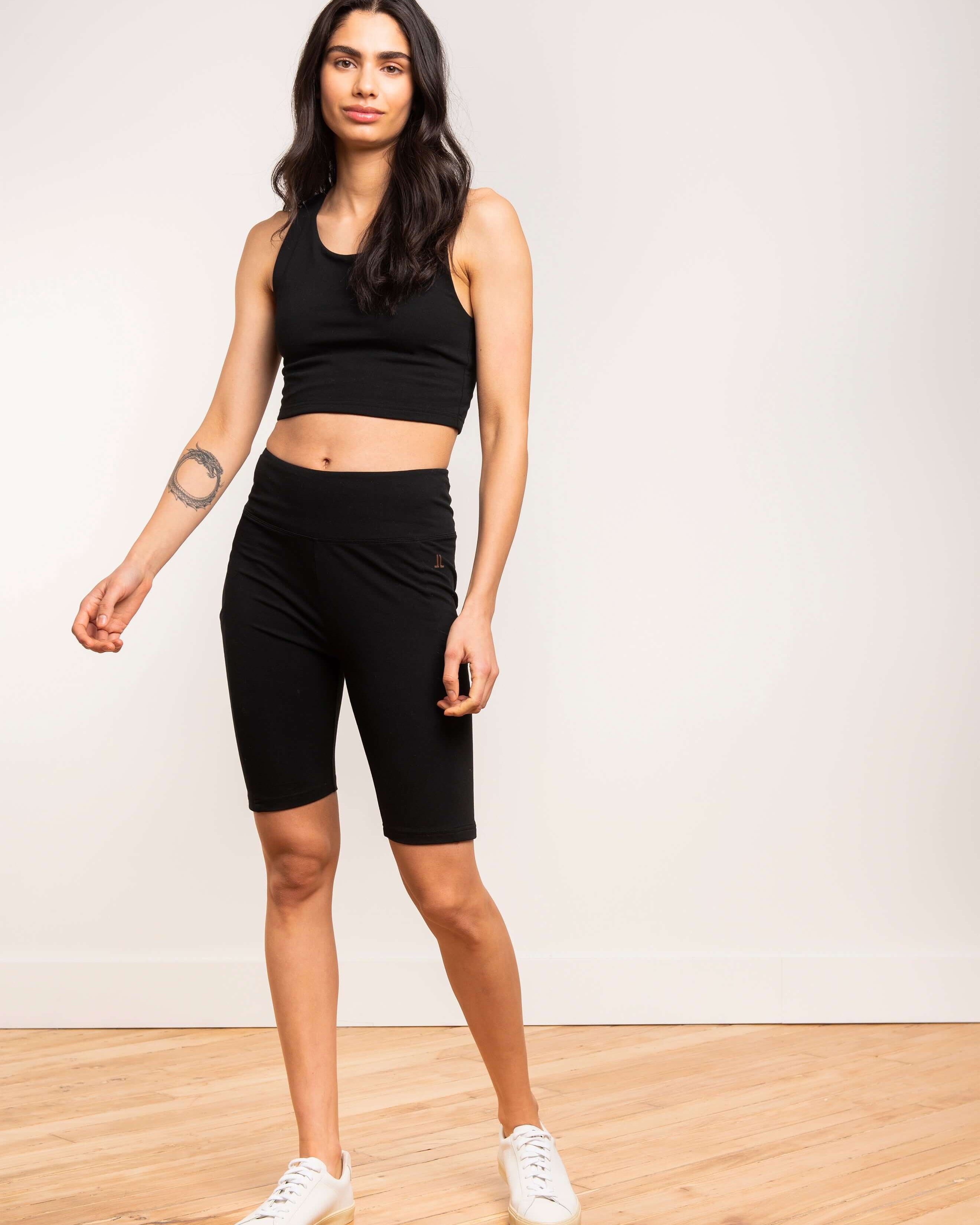 Cotton Spandex Bike Short - LATTELOVE Co.
