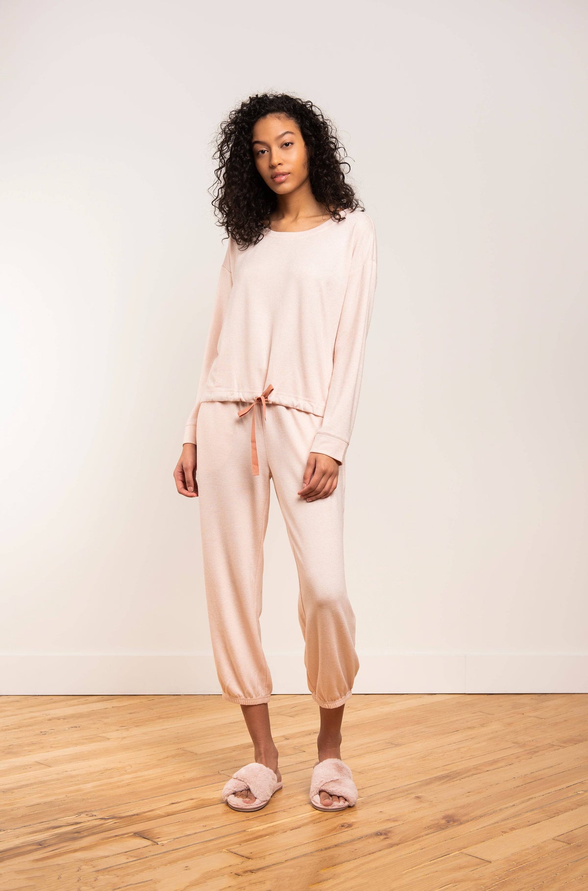 Marled Knit Hacci Jogger - LATTELOVE Co.