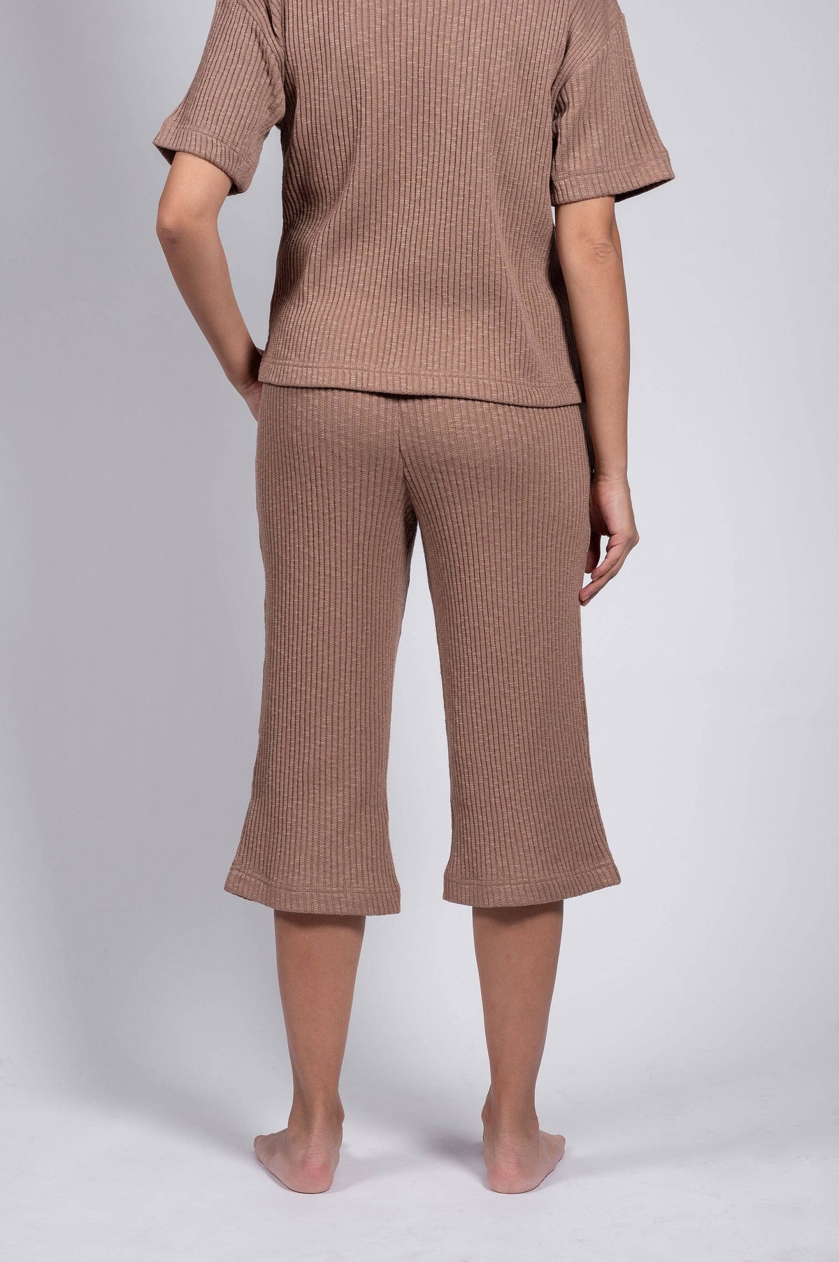 Rib Knit Pant - LATTELOVE Co.