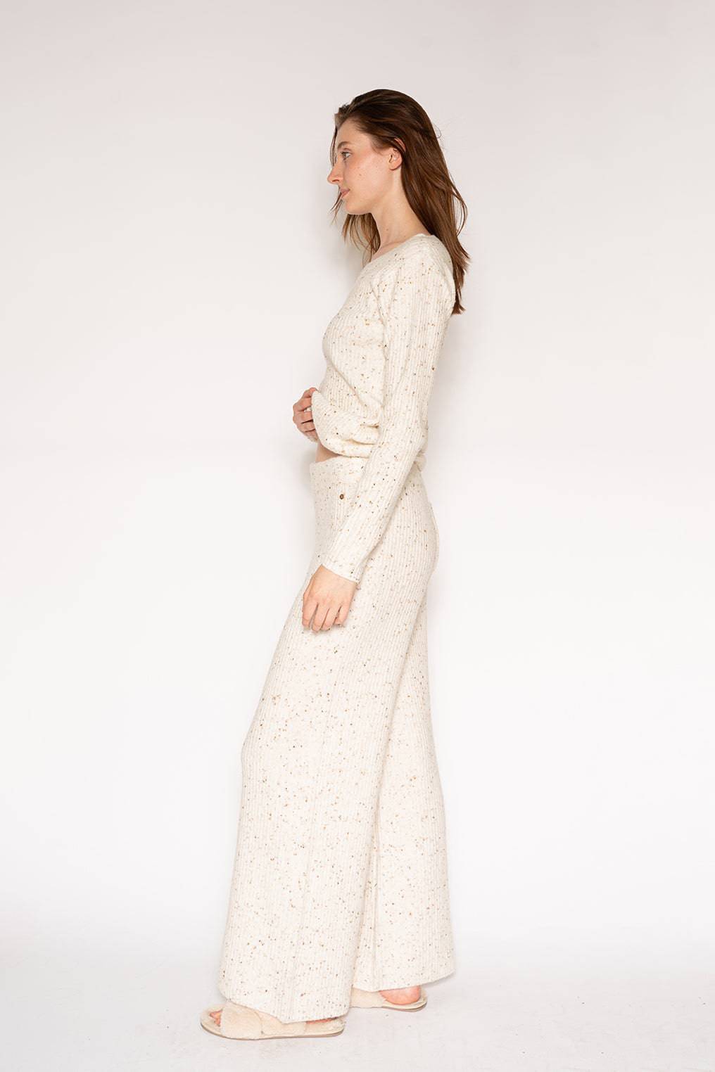 SWEATER RIB PANT - LATTELOVE Co.