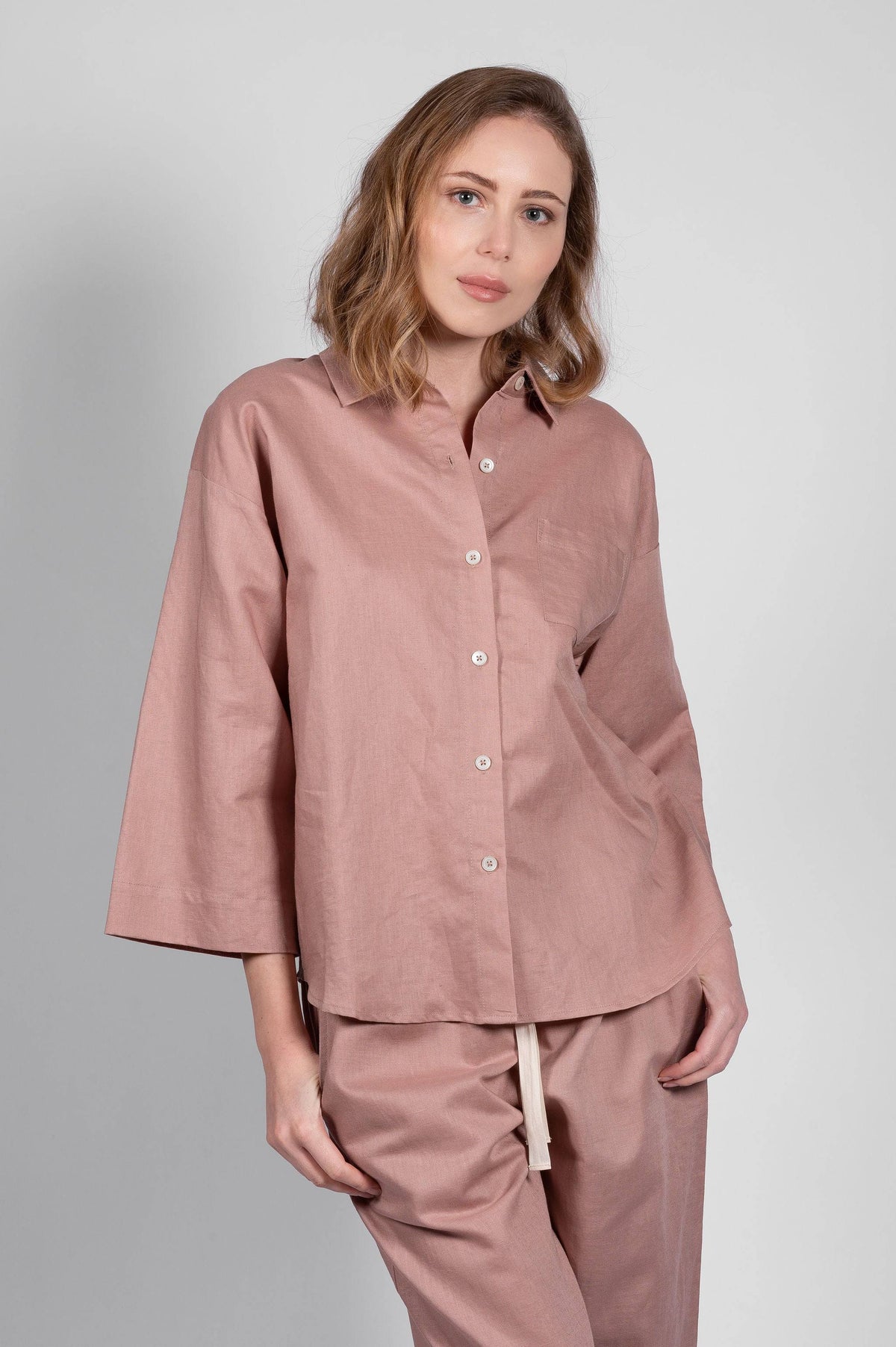 LINEN SHIRT - LATTELOVE Co.