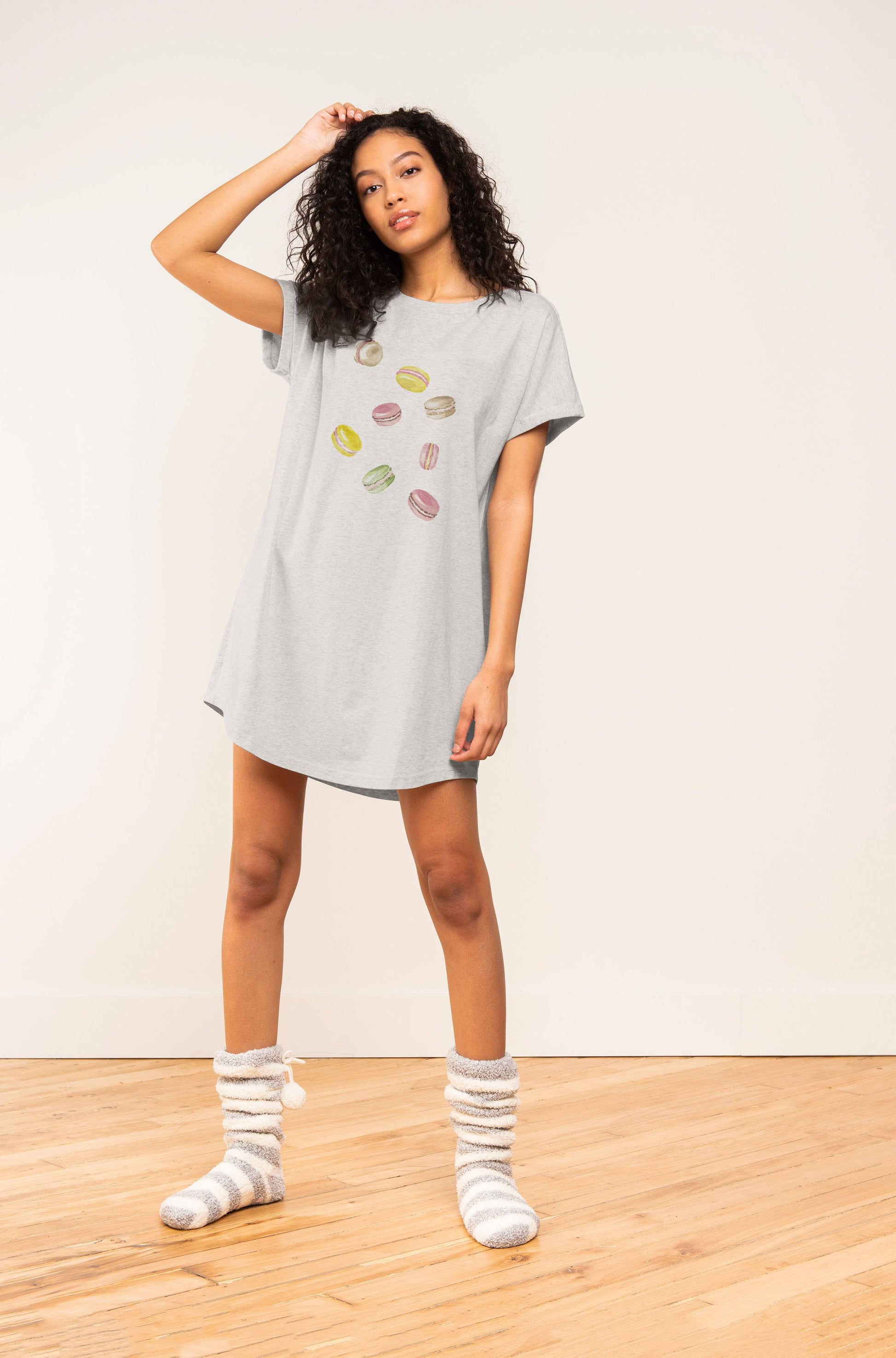 T-Shirt Dress - Macarons - LATTELOVE Co.