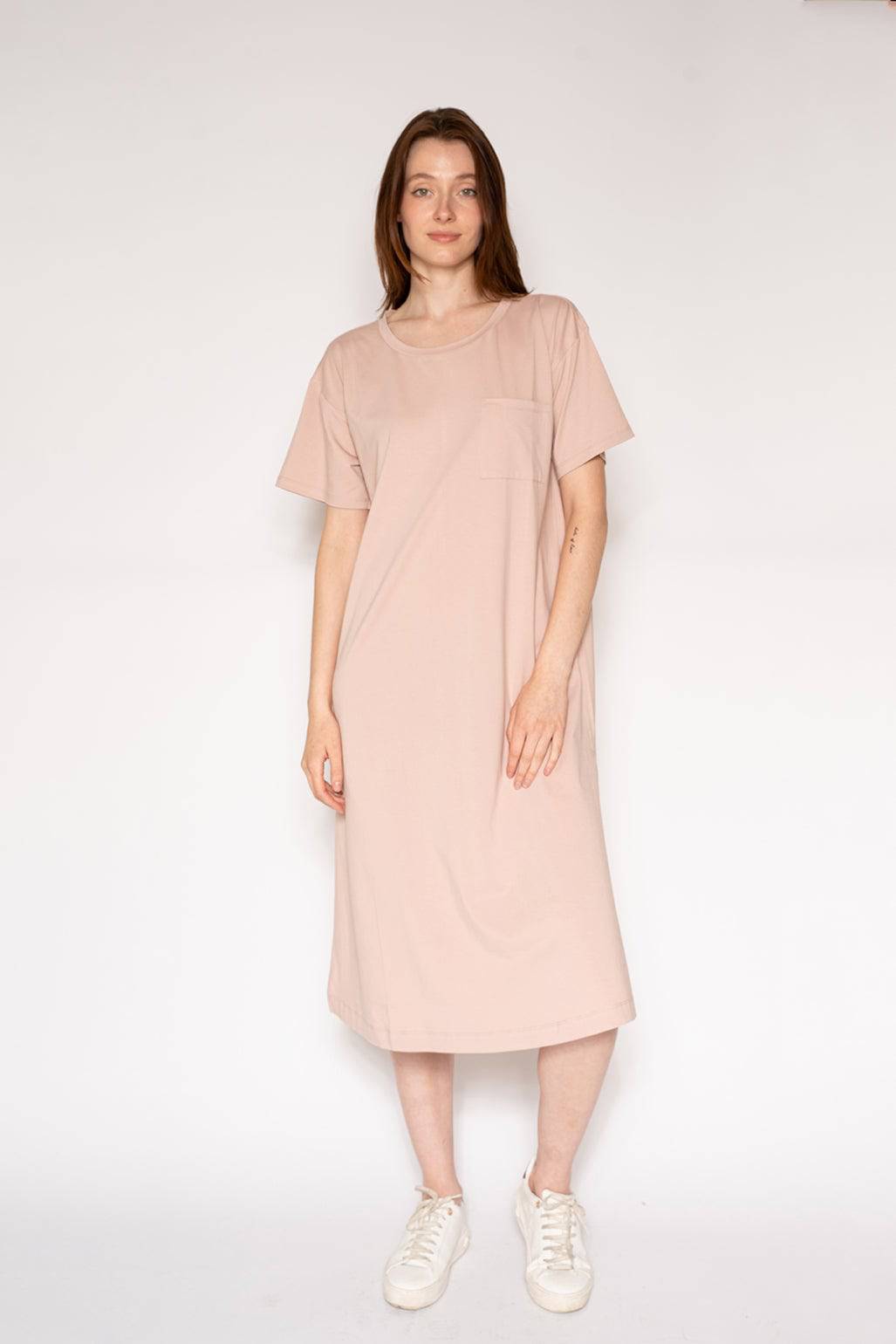 Midi Dress - Adobe Rose - LATTELOVE Co.
