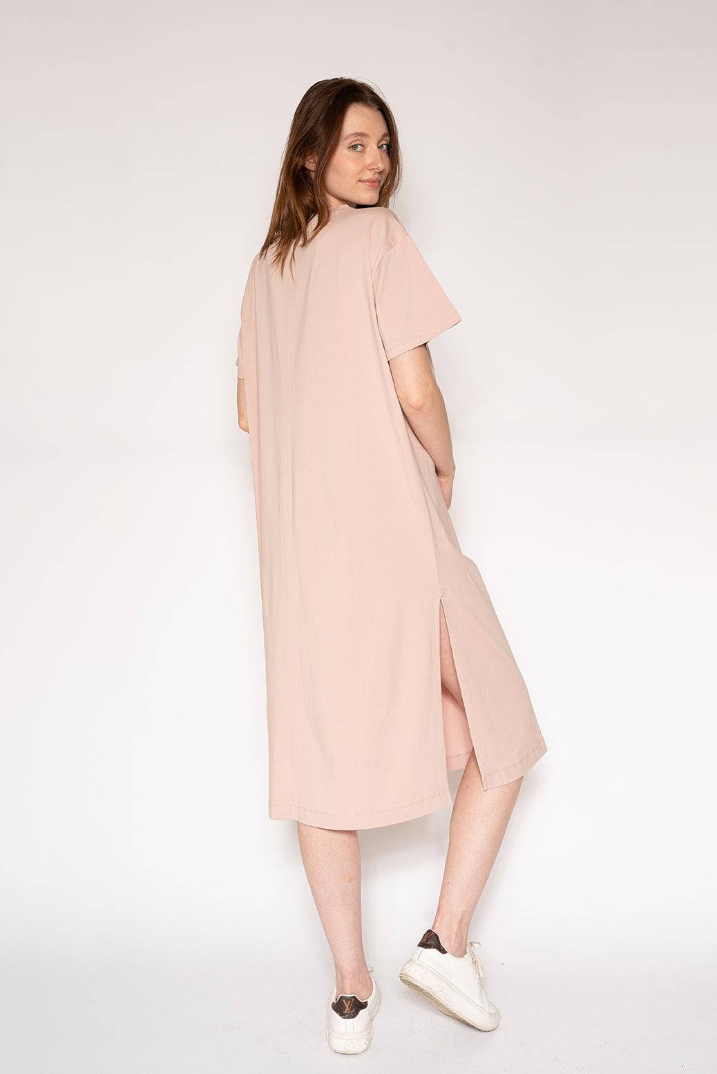 Midi Dress - Adobe Rose - LATTELOVE Co.