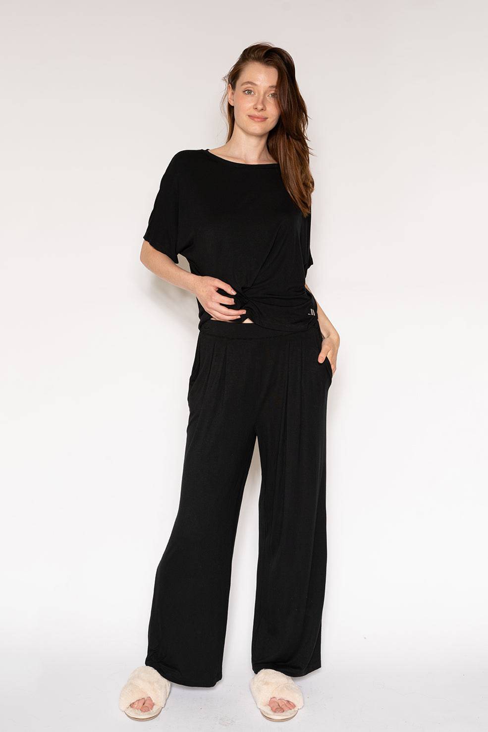 MODERN PLEATED PANT - LATTELOVE Co.