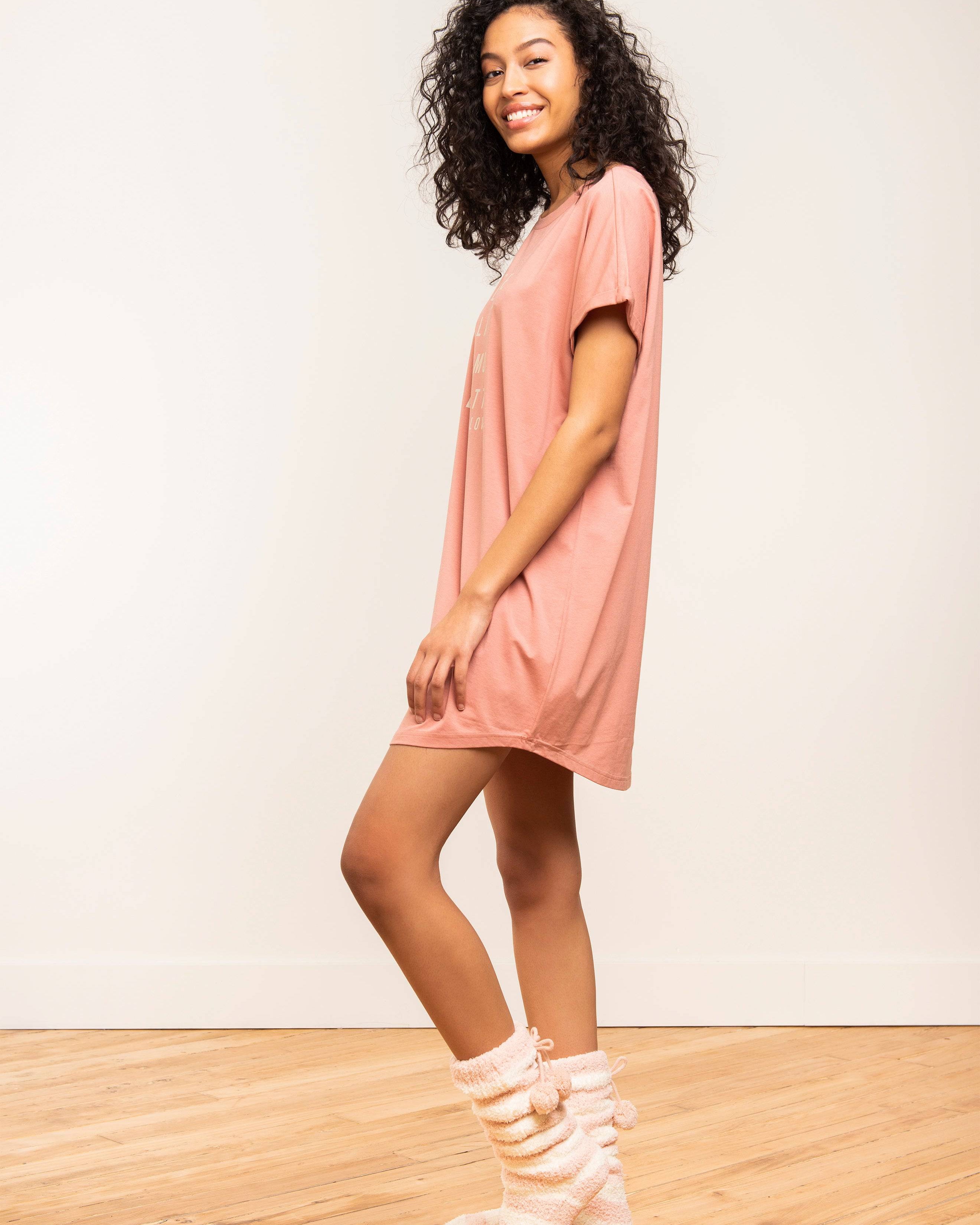 love t shirt dress Love Stories Ann Twofer T-Shirt Slip Dress