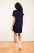 T-Shirt Dress - Navy Floral - LATTELOVE Co.