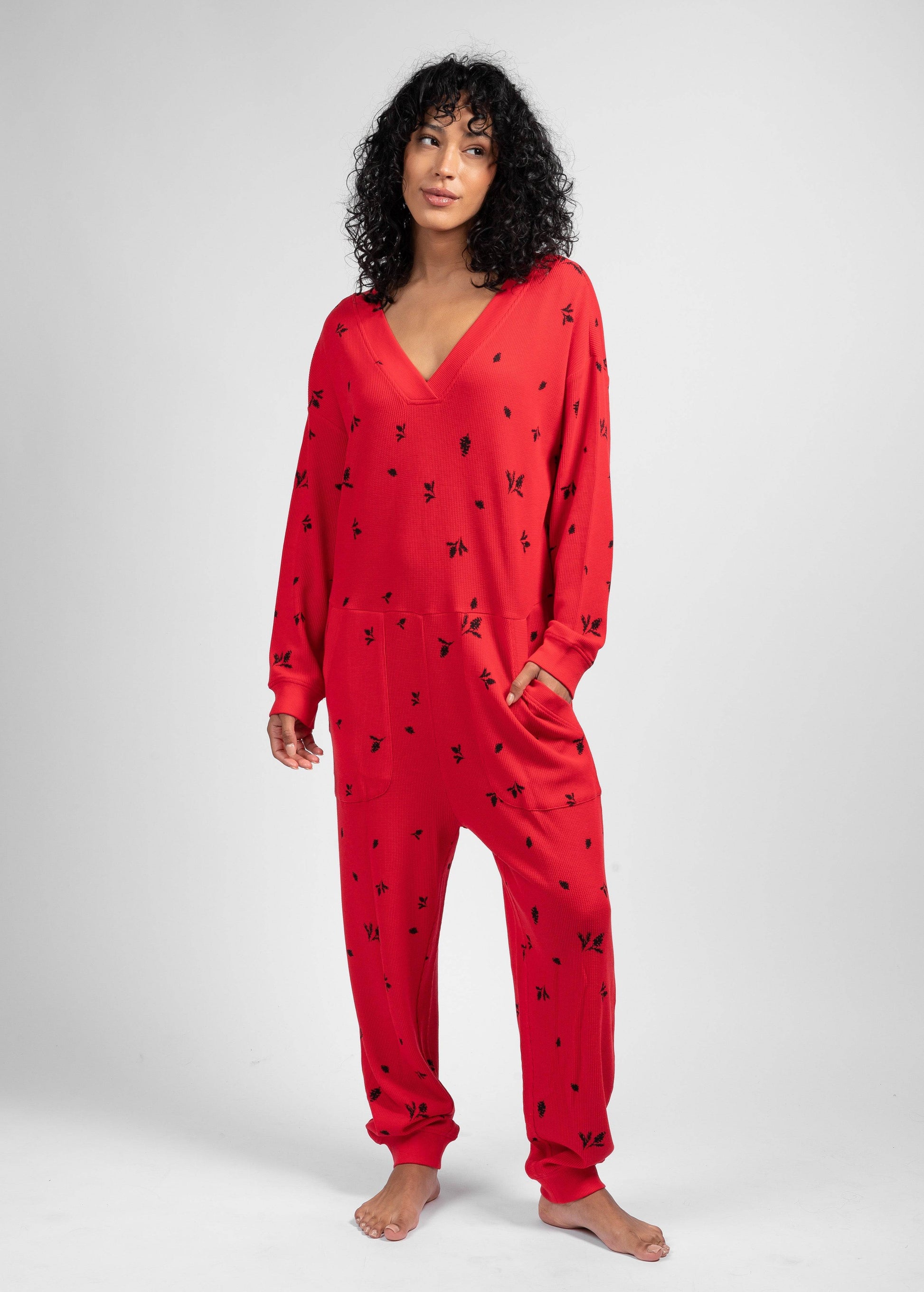 WAFFLE JUMPSUIT - LATTELOVE Co.