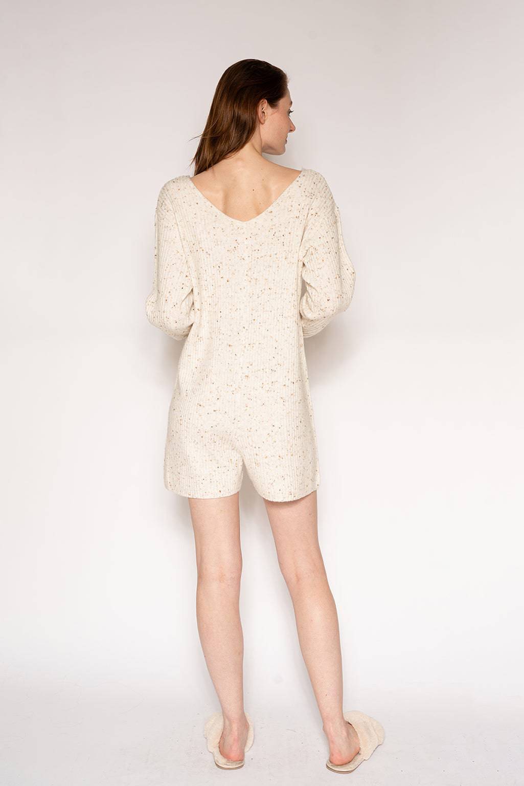 SWEATER RIB JUMPER SHORT - LATTELOVE Co.