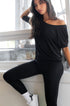 Essential Lounge Pant - Black Sesame - LATTELOVE Co.