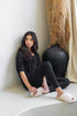 Essential Lounge Pant - Black Sesame - LATTELOVE Co.