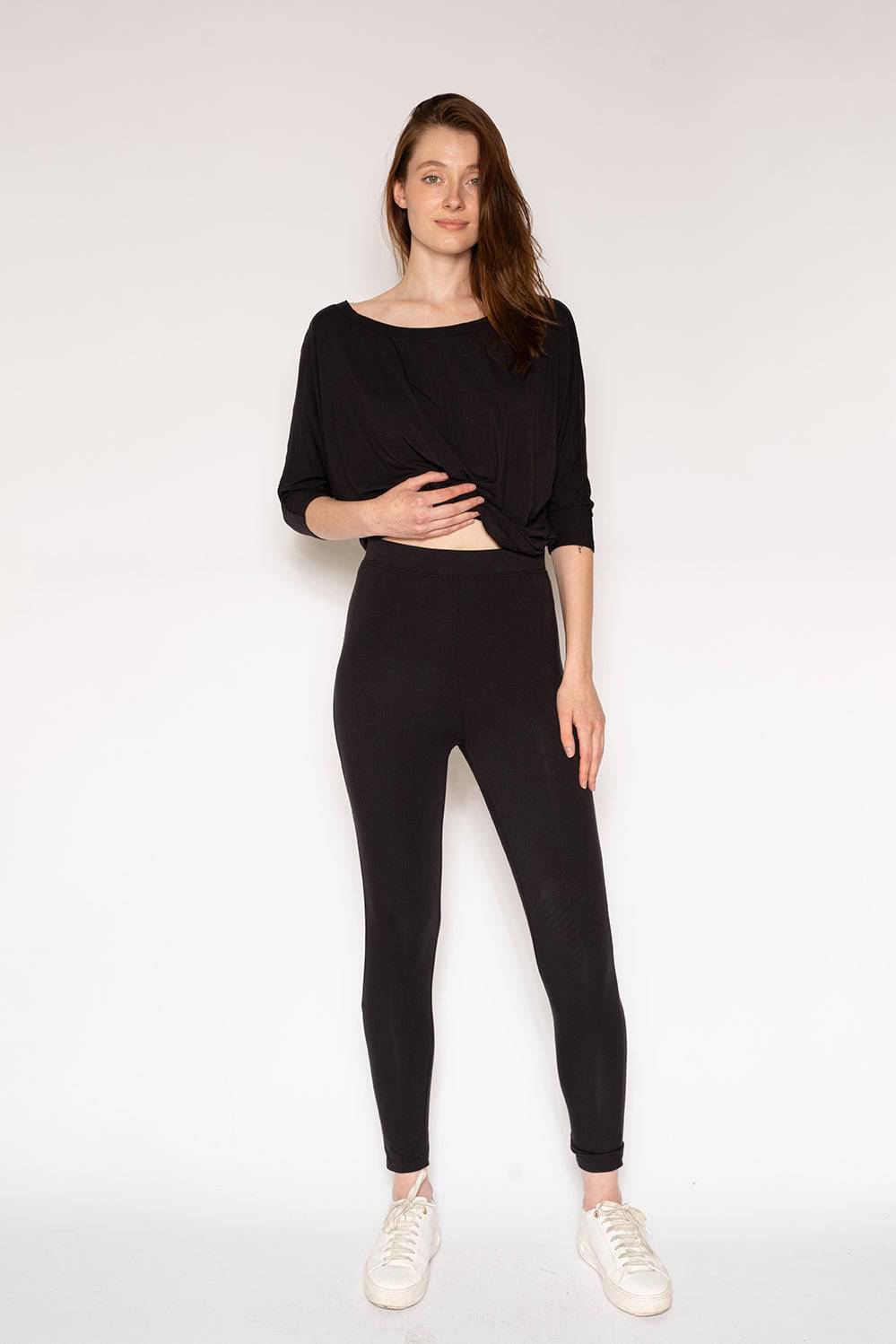 Essential Lounge Pant - Black Sesame - LATTELOVE Co.