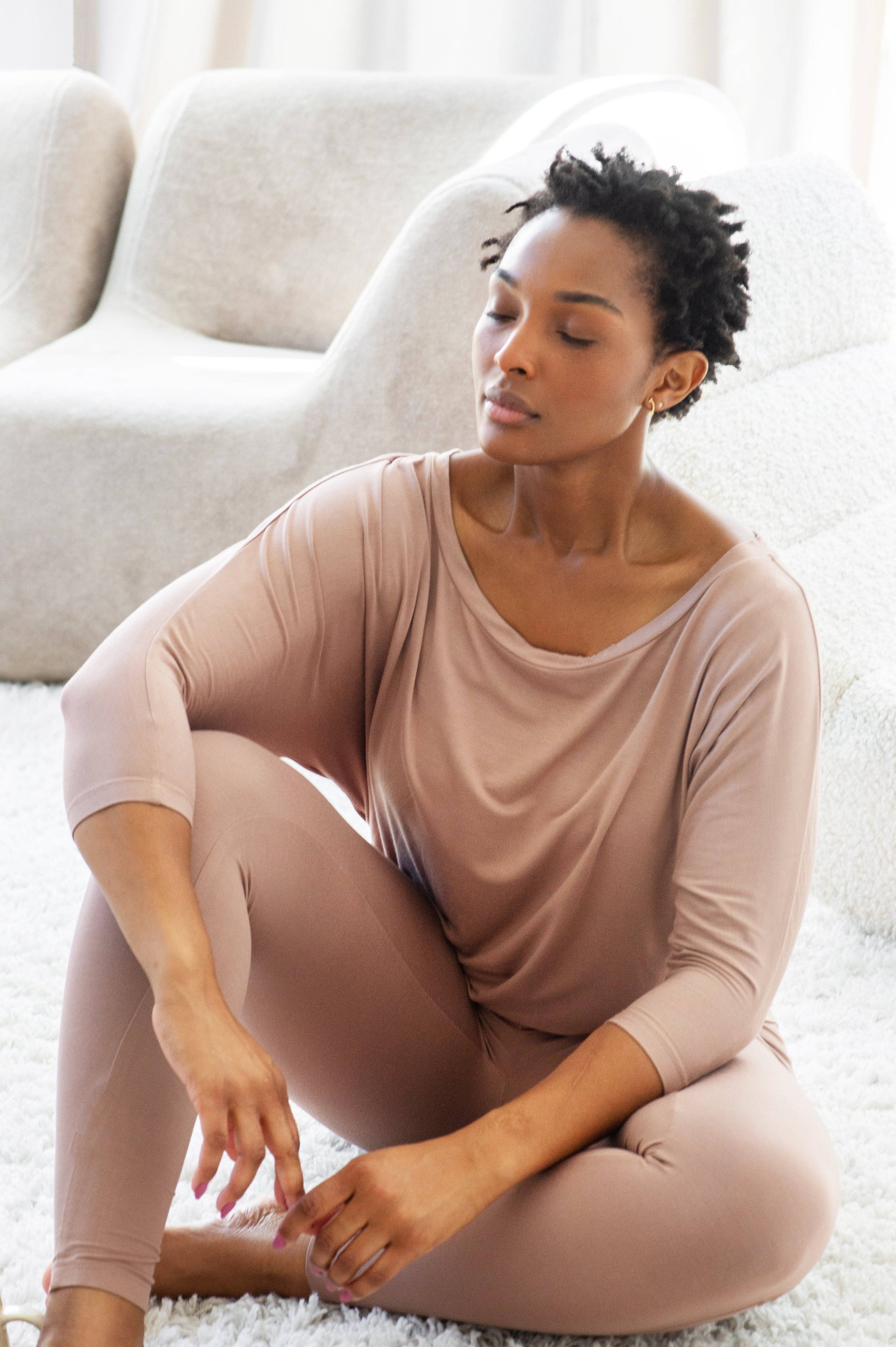 Essential Lounge Pant - Ginger Snap - LATTELOVE Co.