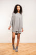 Marled Knit Belted Cardigan - LATTELOVE Co.
