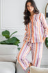 Poplin PJ Set - Icing Stripe - LATTELOVE Co.