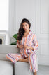 Poplin PJ Set - Icing Stripe - LATTELOVE Co.