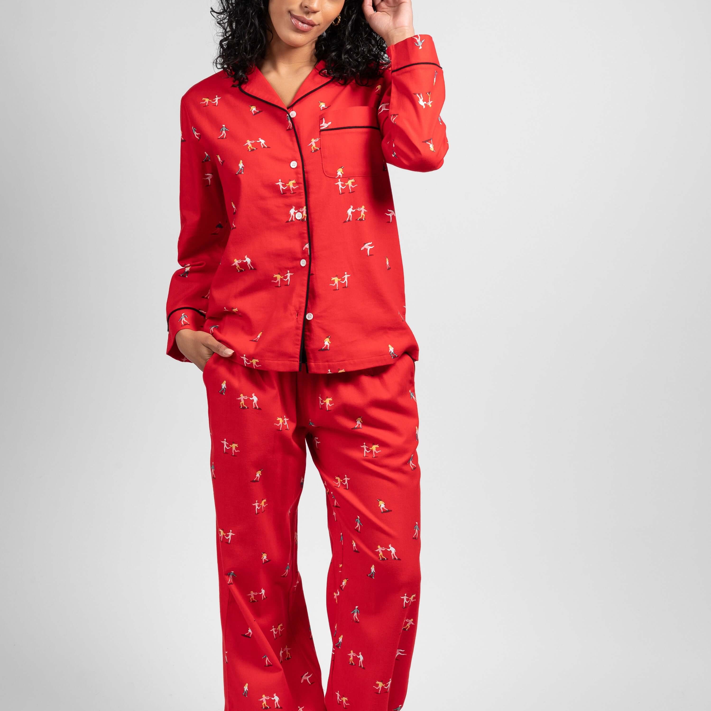 FLANNEL LS & PANT SET - LATTELOVE Co.