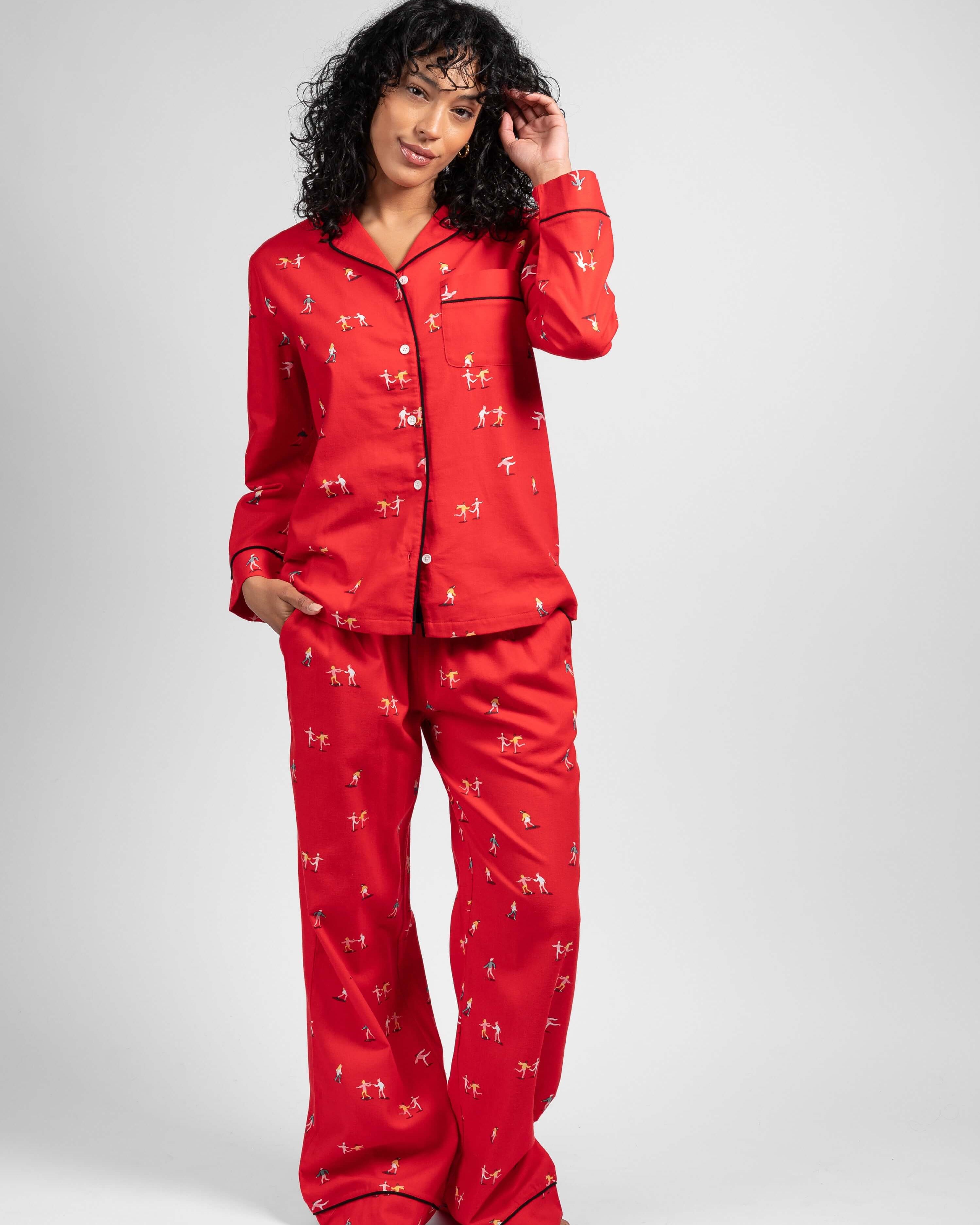 FLANNEL LS & PANT SET - LATTELOVE Co.