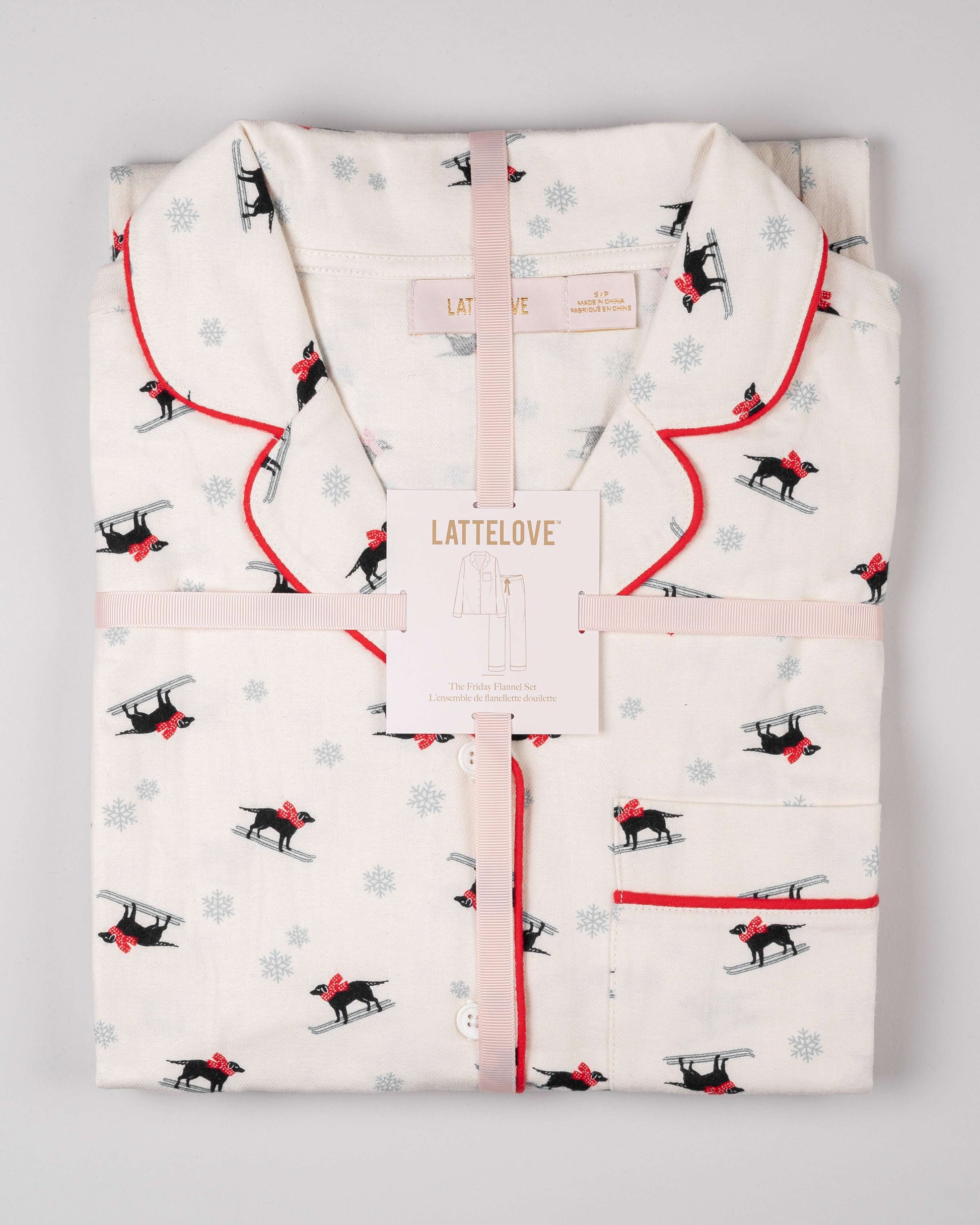 FLANNEL LS & PANT SET - LATTELOVE Co.