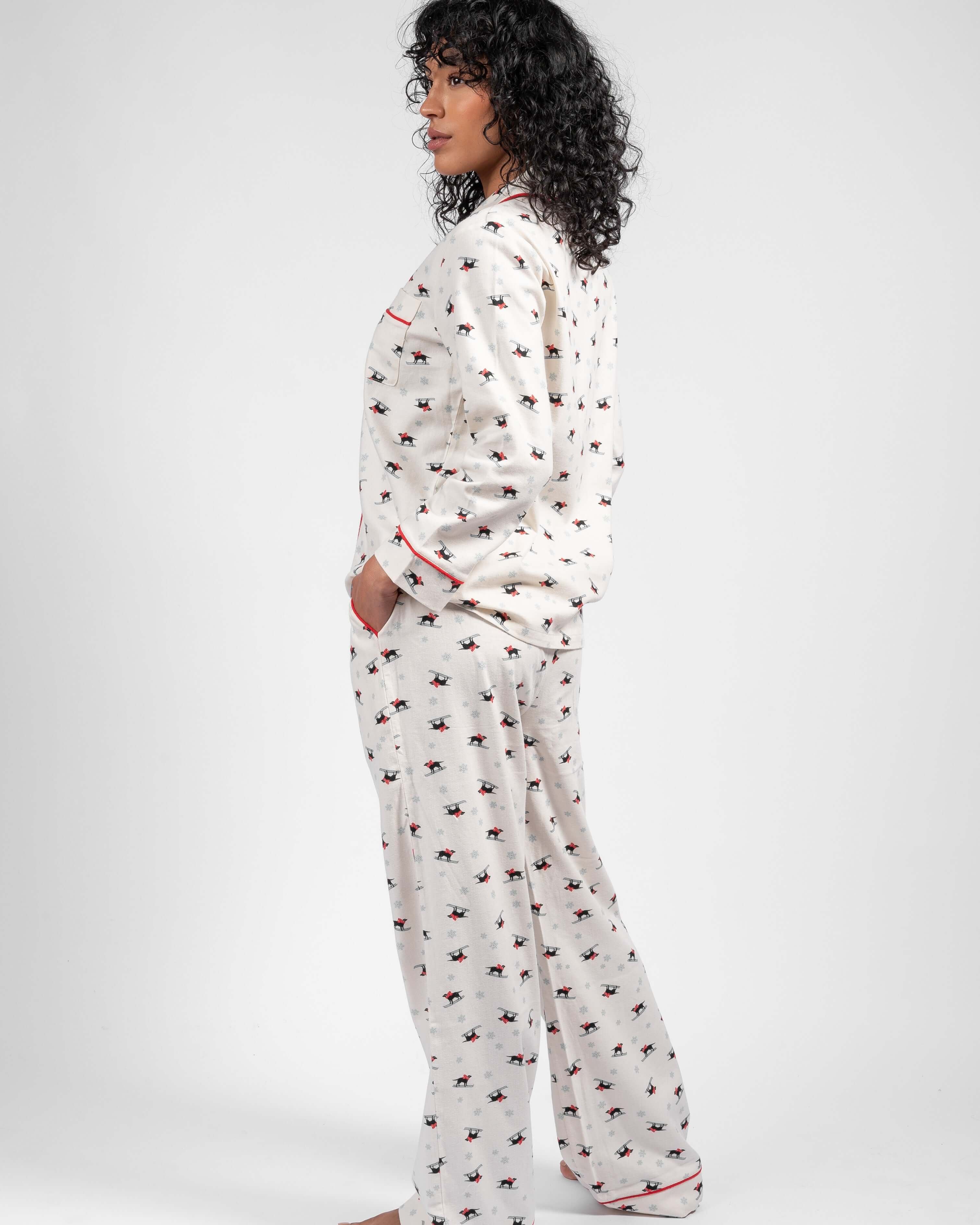 FLANNEL LS & PANT SET - LATTELOVE Co.