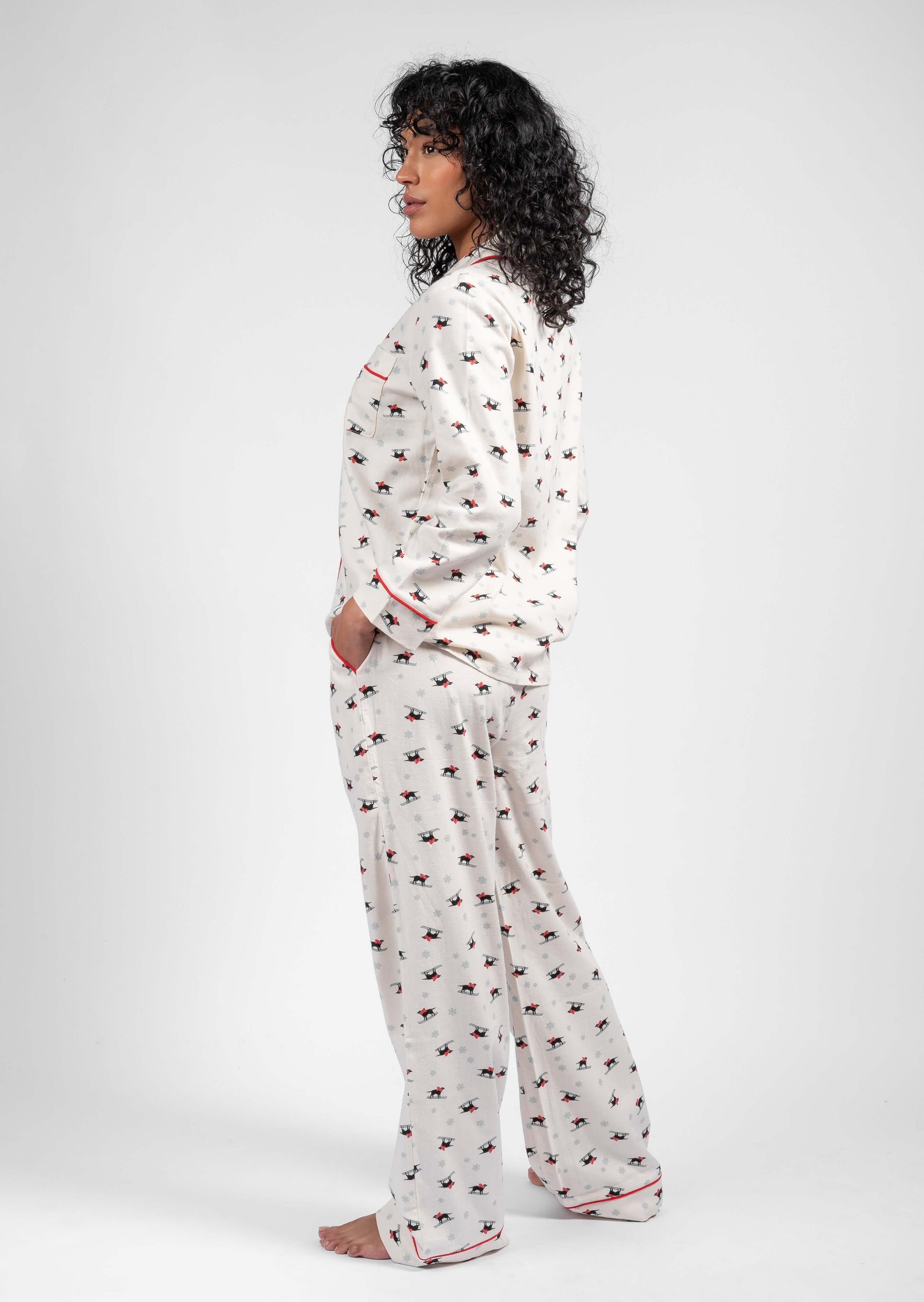 FLANNEL LS & PANT SET - LATTELOVE Co.
