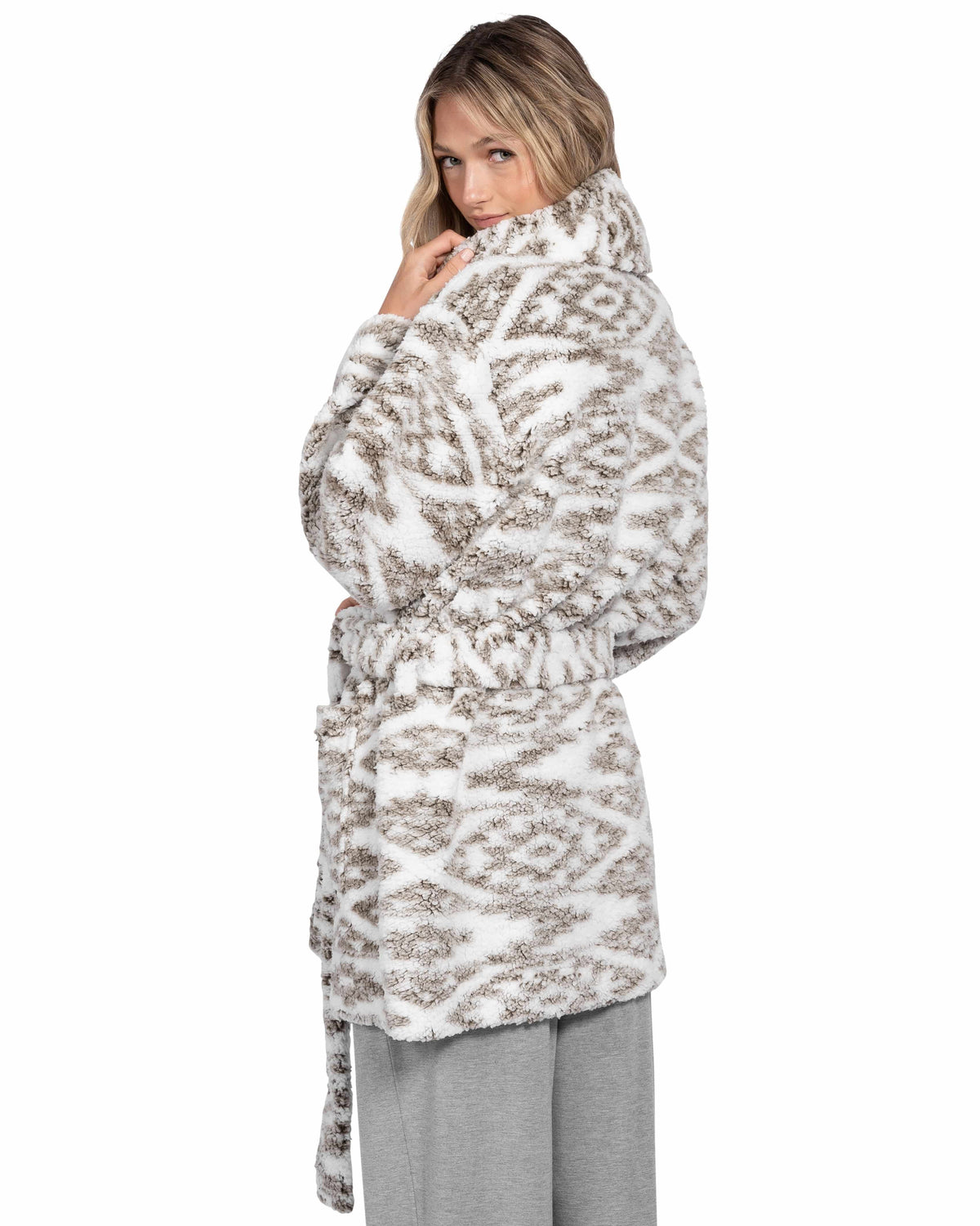 NORDIC SHERPA ROBE - LATTELOVE Co.