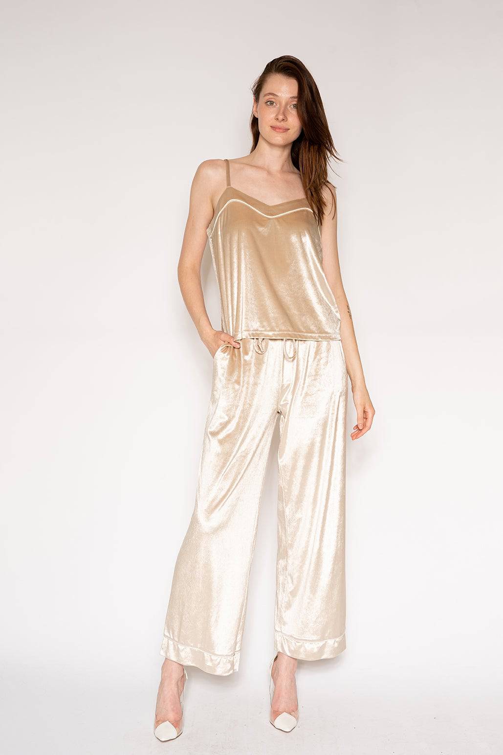 Velvet Cami - Clay - LATTELOVE Co.