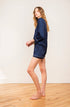 Long-sleeve Button Up Shirt and Short PJ Set - LATTELOVE Co.