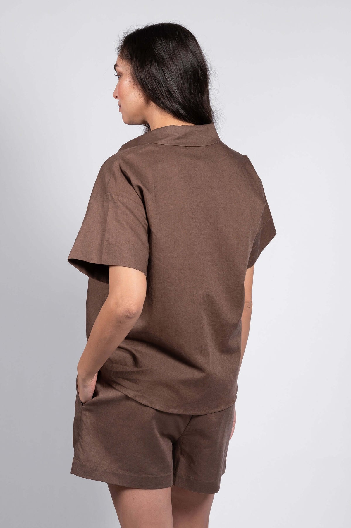 LINEN S/S SHIRT - LATTELOVE Co.