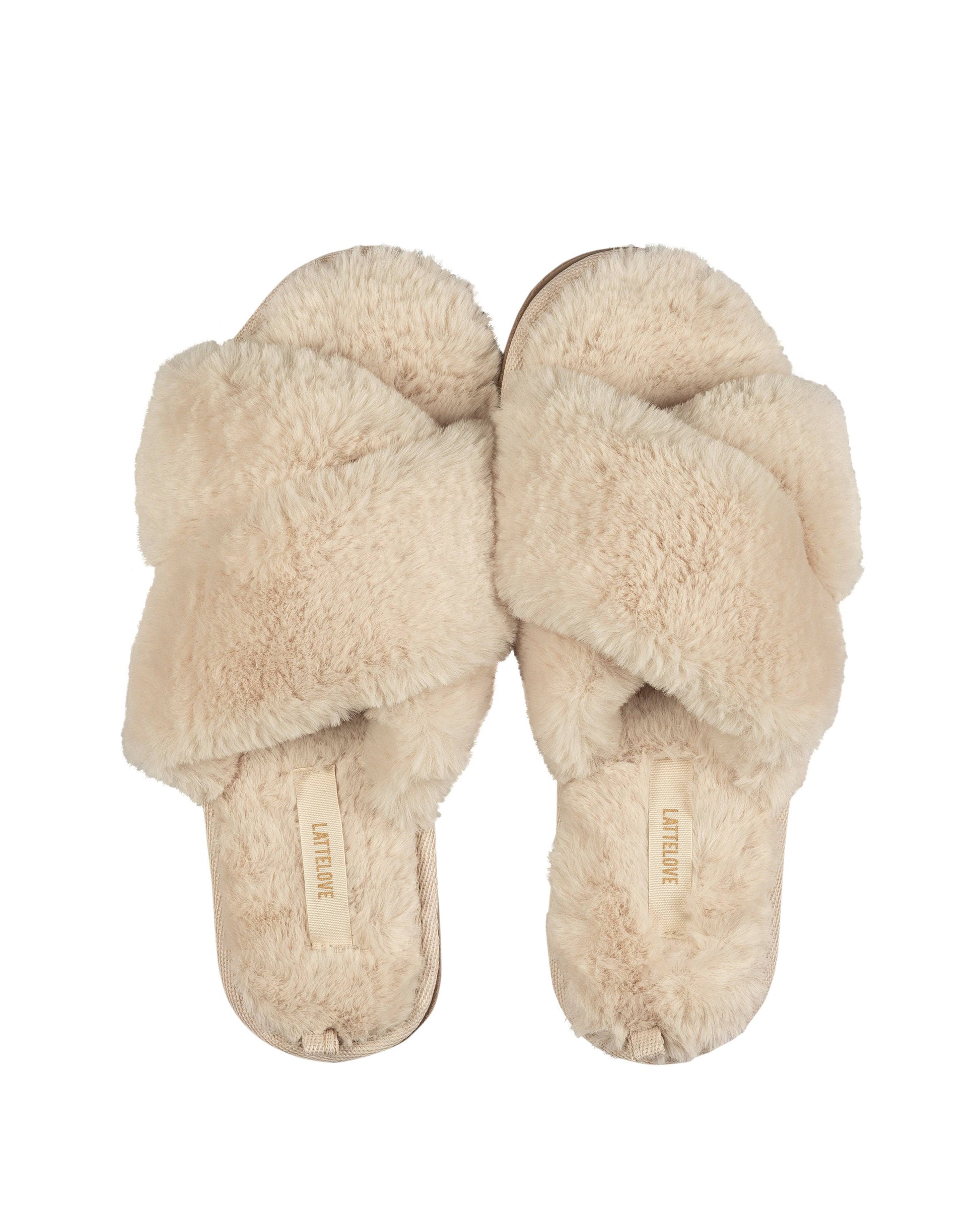 Faux Fur Slipper - LATTELOVE Co.