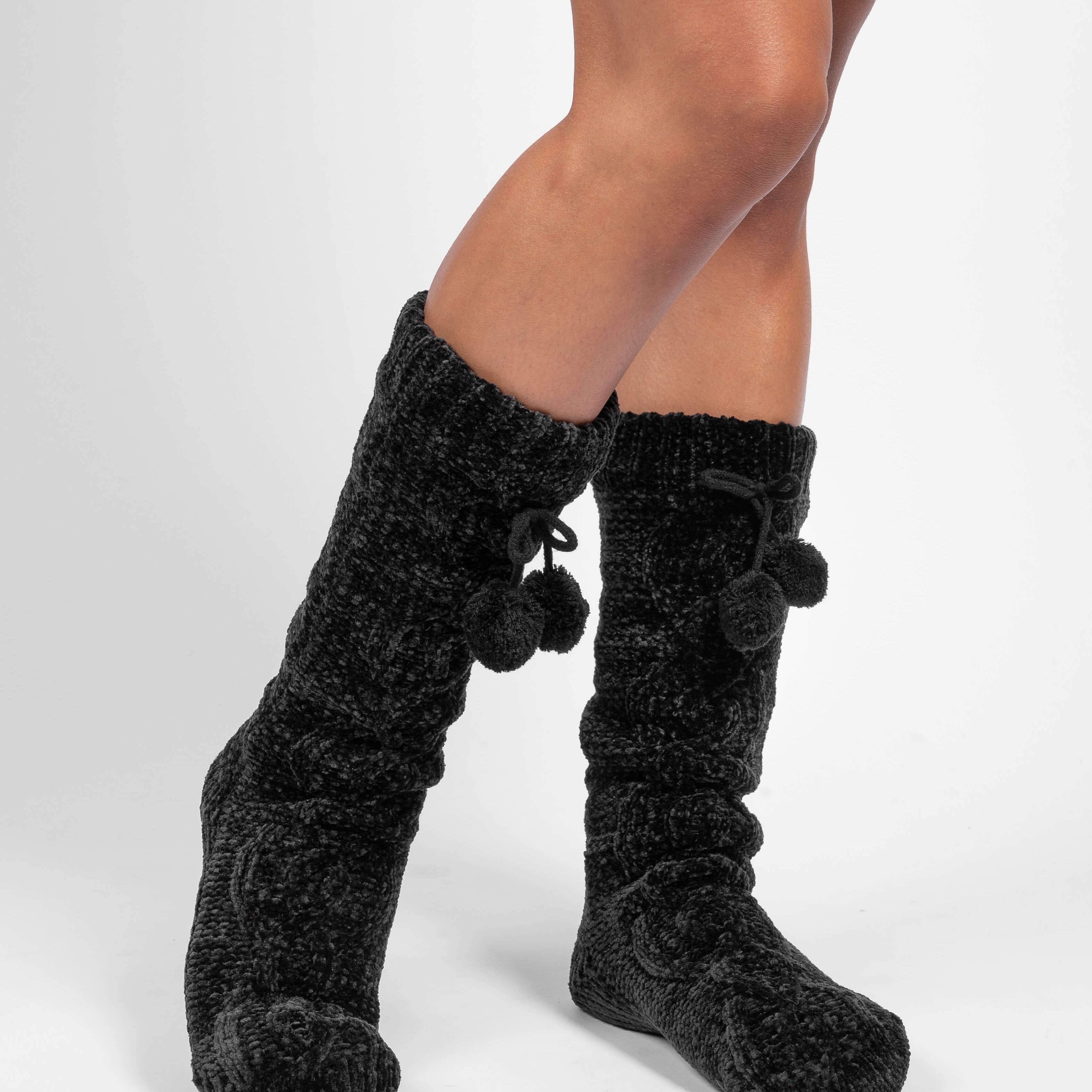 CHENILLE SLIPPER SOCK - LATTELOVE Co.
