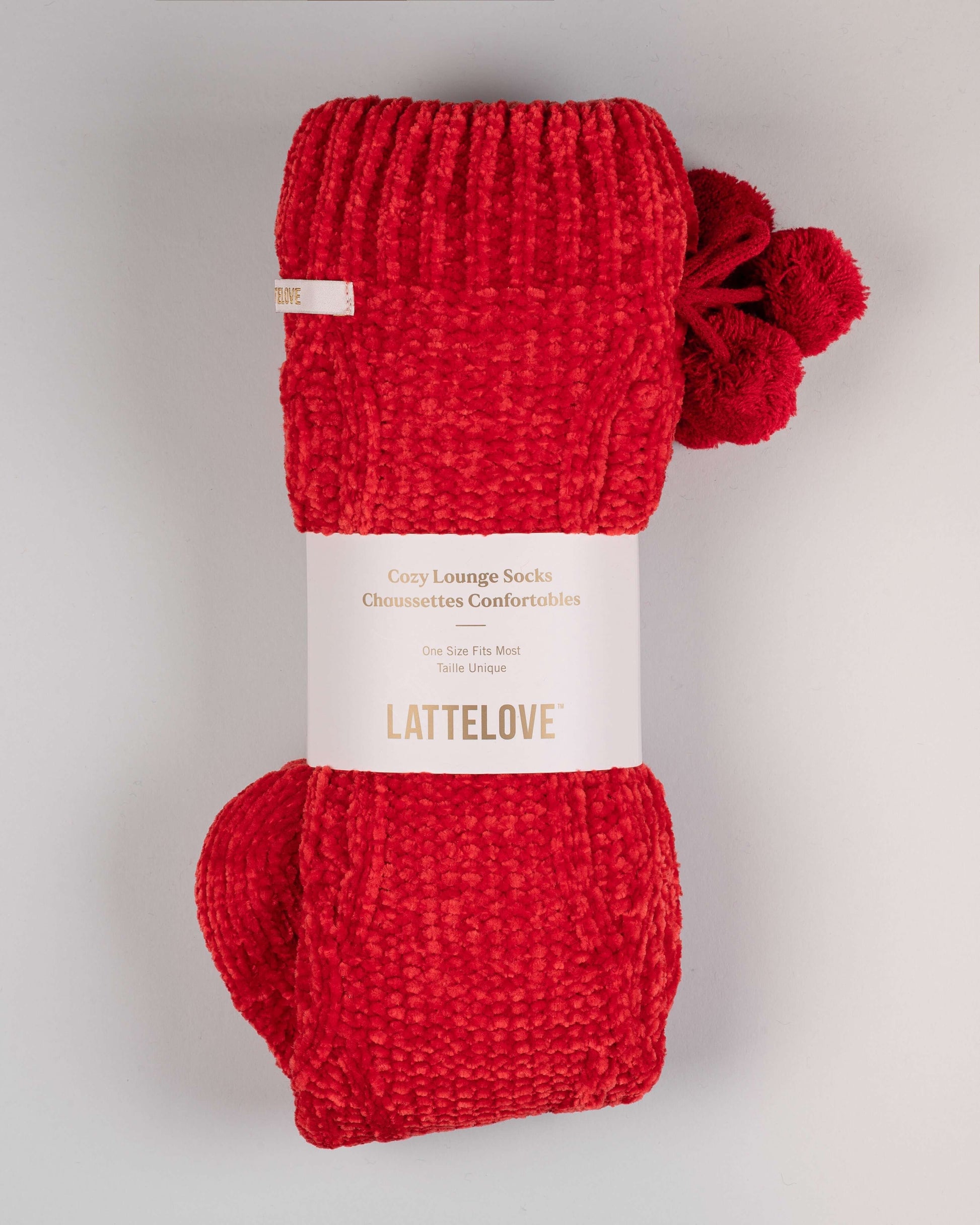CHENILLE SLIPPER SOCK - LATTELOVE Co.