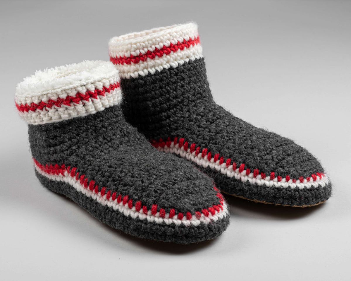 HAND-KNIT MOCCASIN BOOTIE - LATTELOVE Co.