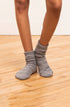 Pointelle Short Length Slipper Socks - LATTELOVE Co.