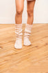 Gingham Slipper Sock - LATTELOVE Co.