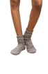 Pointelle Short Length Slipper Socks - LATTELOVE Co.