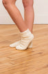 Pointelle Short Length Slipper Socks - LATTELOVE Co.